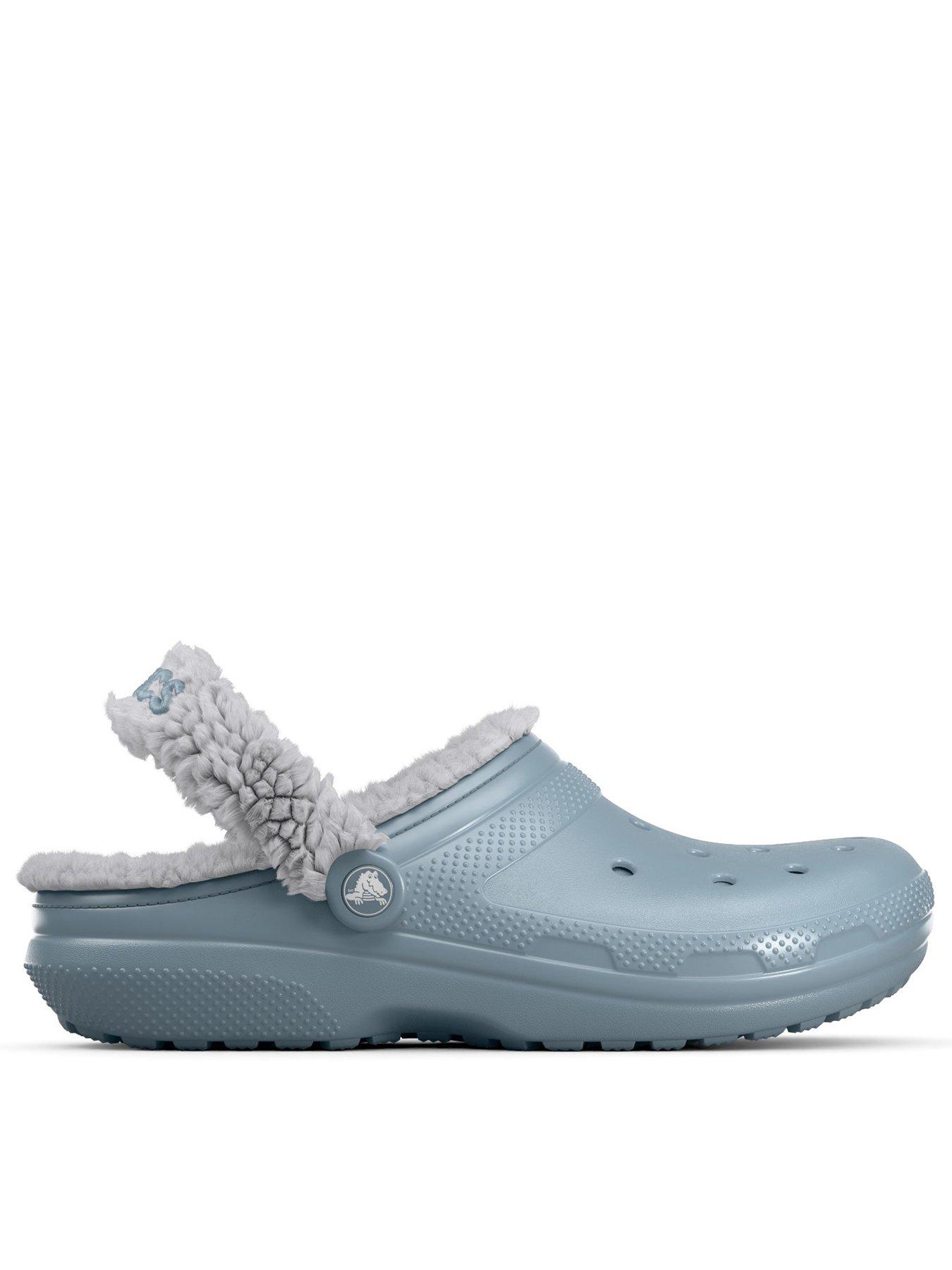 Crocs Classic Fleece Lined Clog -Concrete | Very Ireland