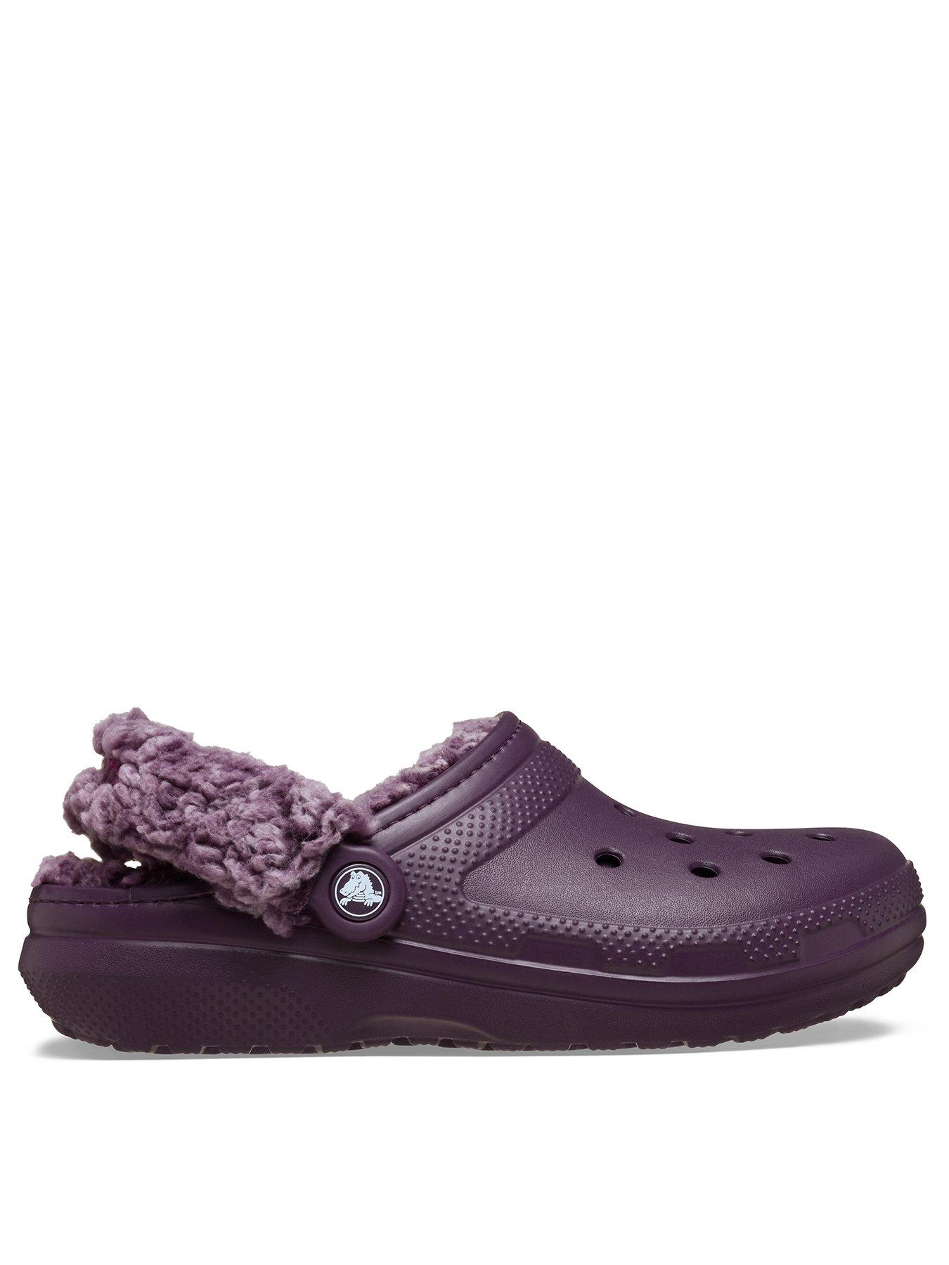 crocs-classic-fleece-lined-clog--plush-plum