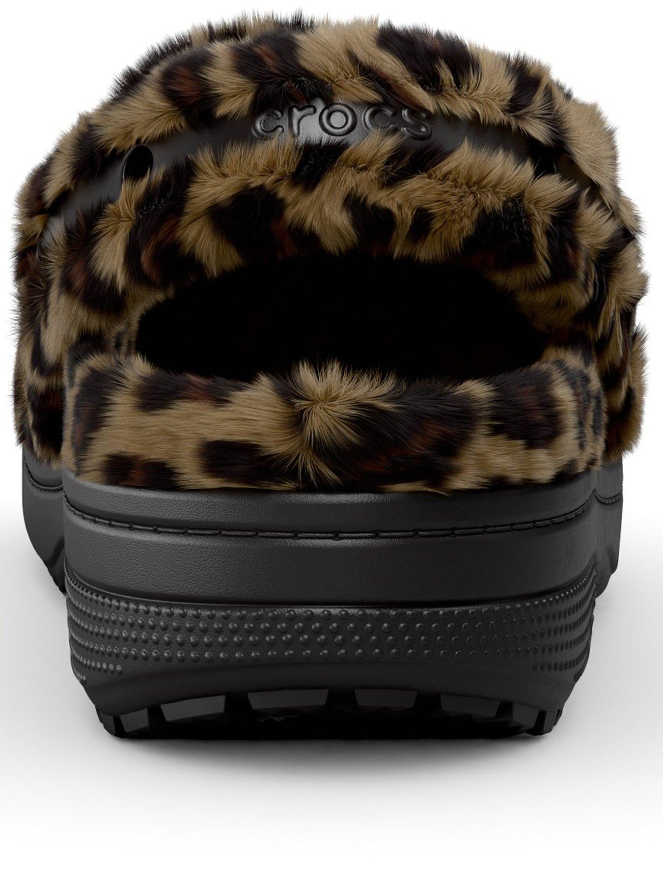 Image 3 of 6 of Crocs Classic Unfurgettable Animal Clog -Sepia/Leopard