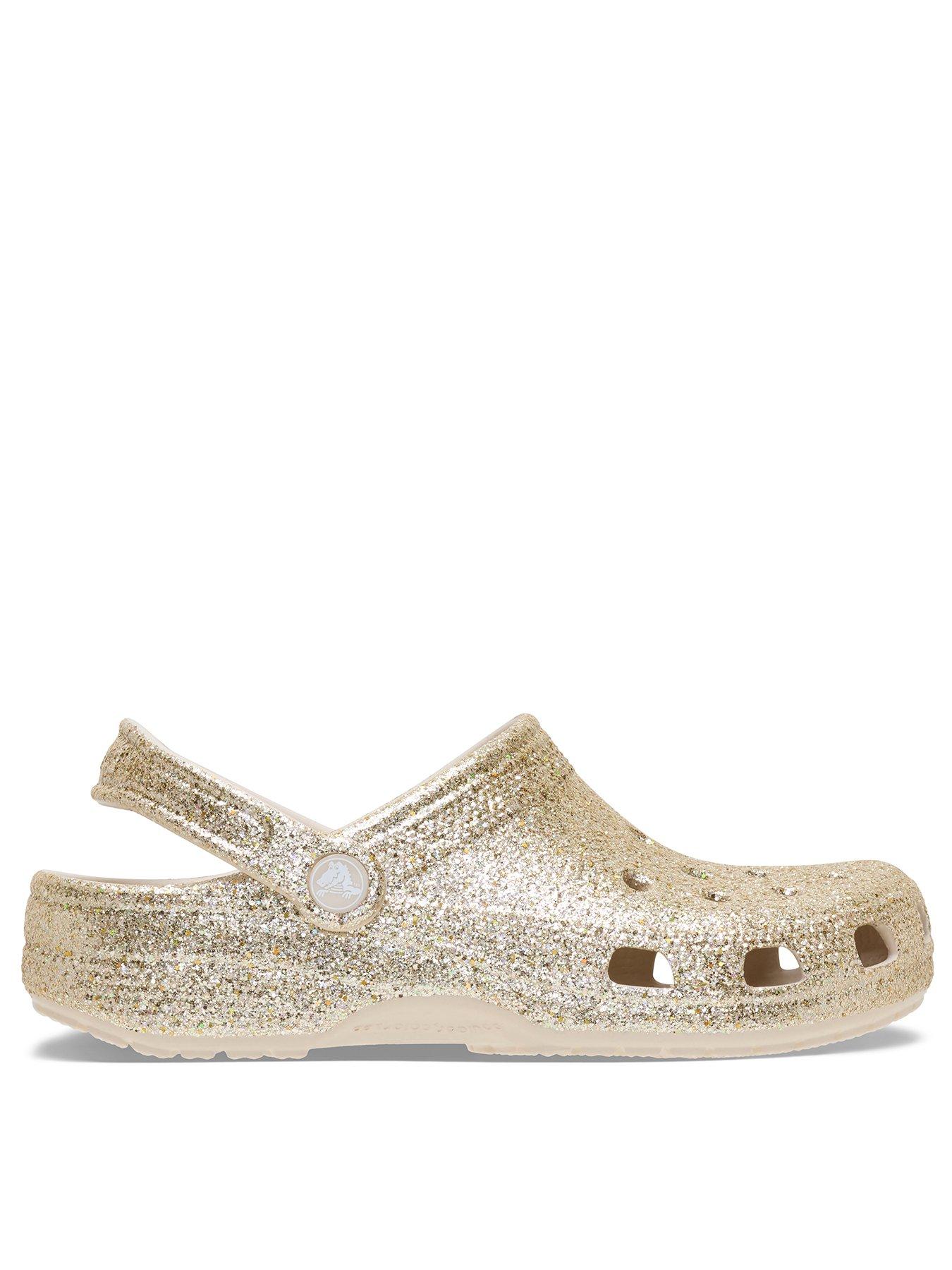 crocs-classic-chunky-glitter-clog-sandstone
