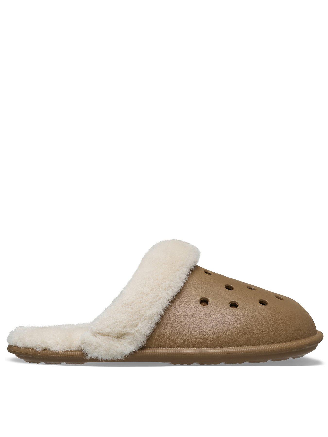 crocs-classic-fuzz-scuff-sepia-brown