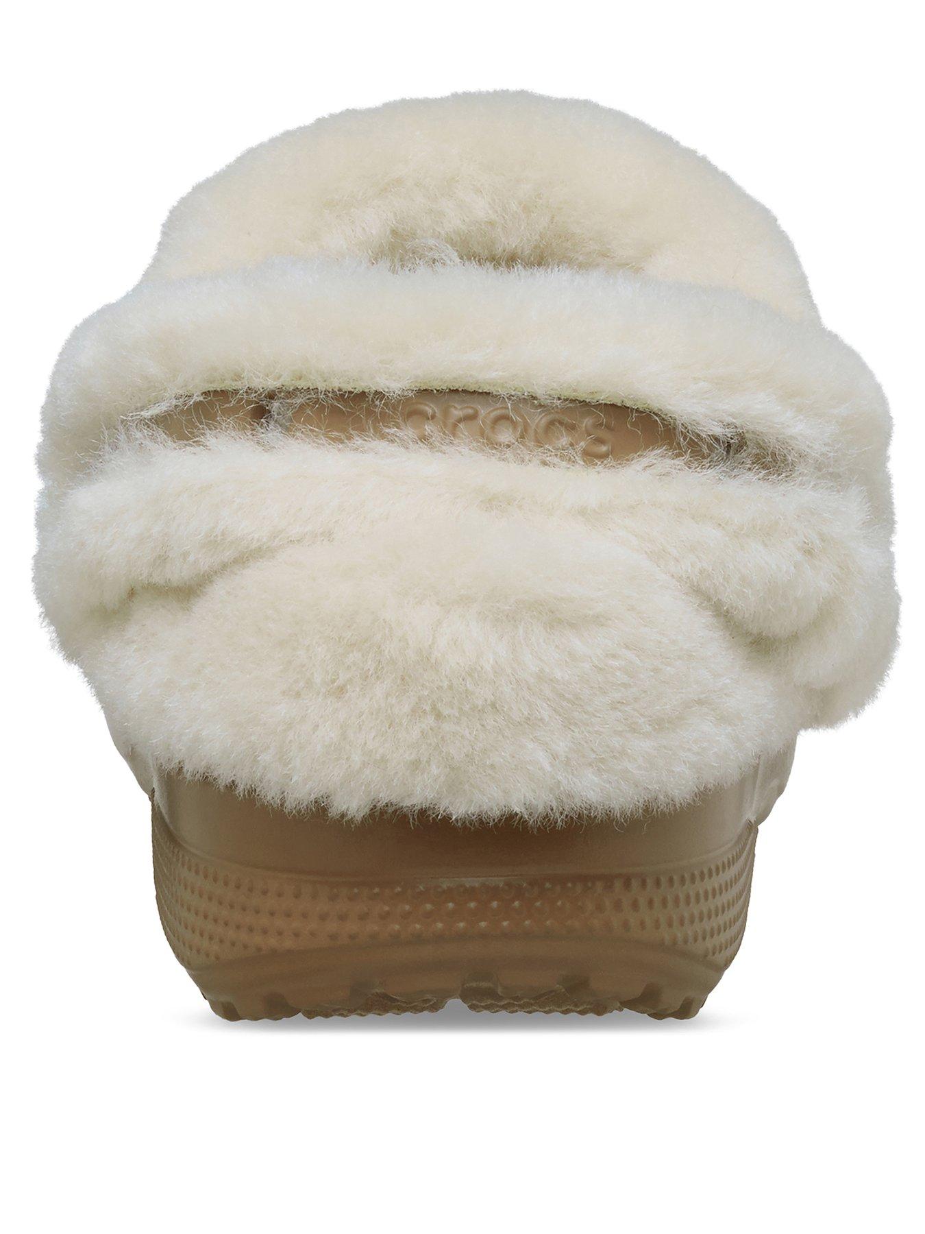 Image 3 of 6 of Crocs Classic Unfurgettable Faux Suede Clog - Sepia Brown