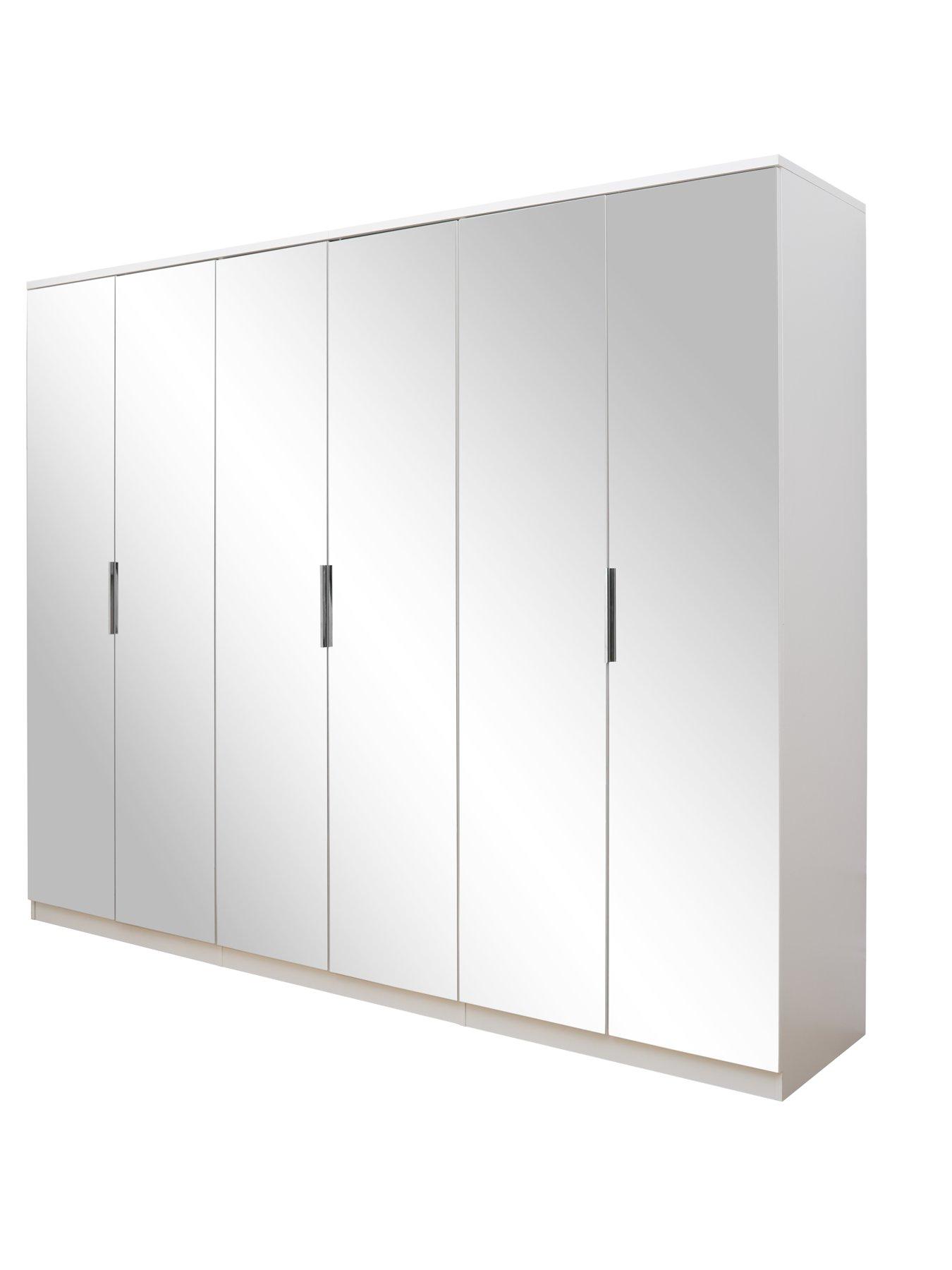 the-very-collection-palmanbsp6-door-mirrored-wardrobe-whiteback