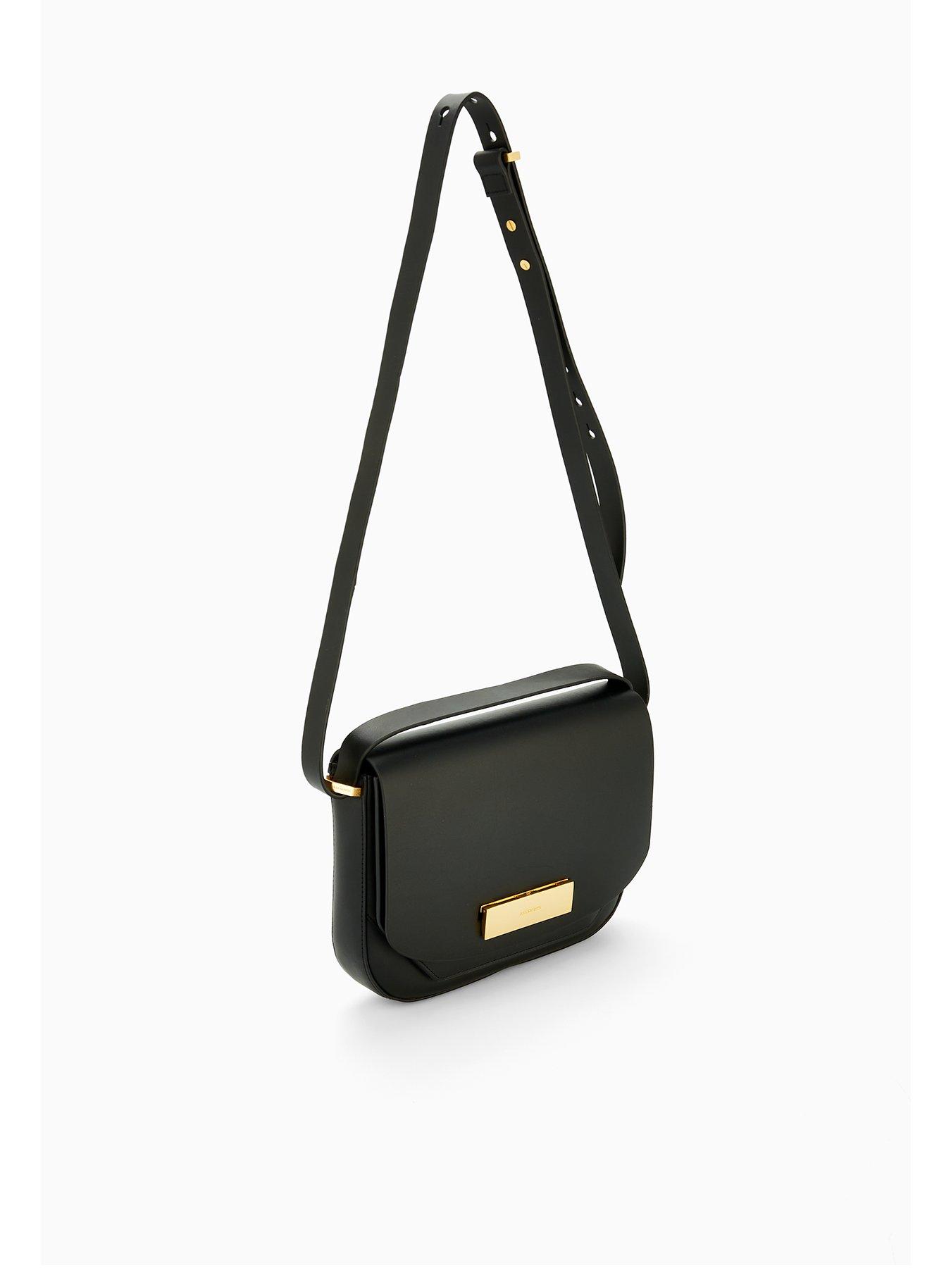 Image 2 of 4 of AllSaints Etta Satchel Bag - Black
