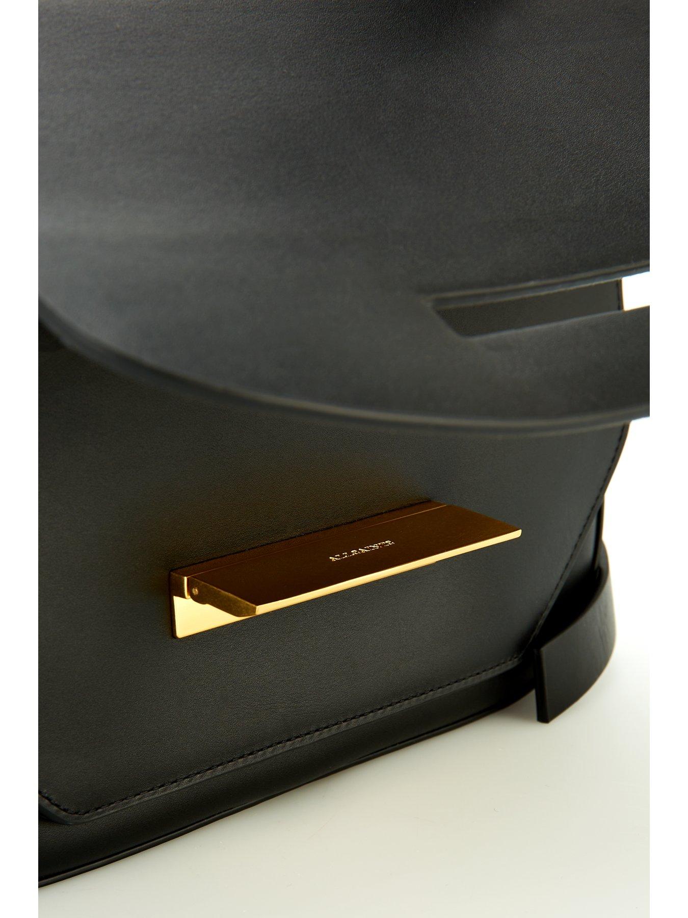 Image 4 of 4 of AllSaints Etta Satchel Bag - Black