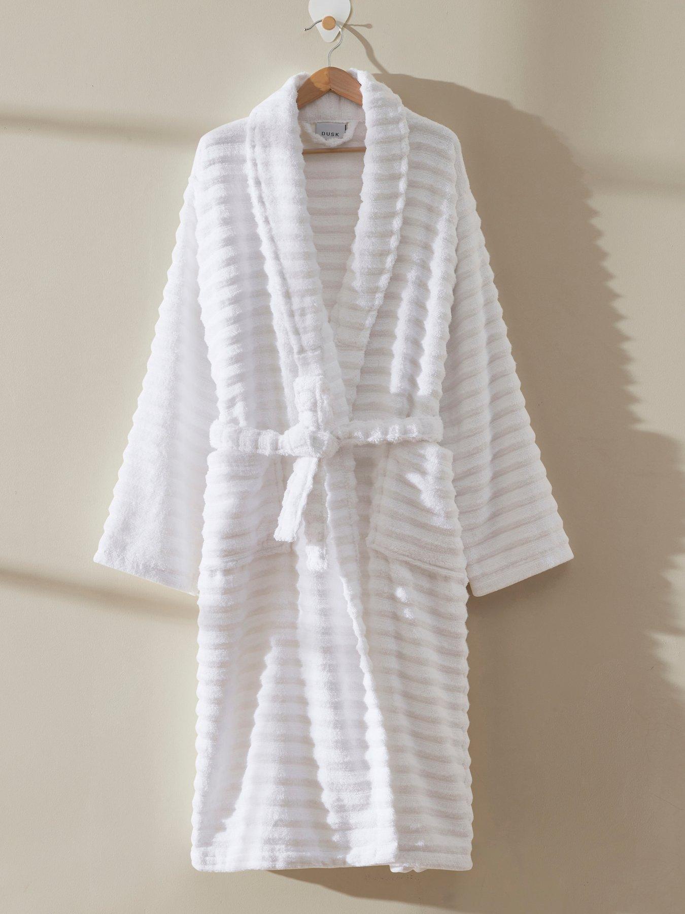 Dusk White Bathroom Robe