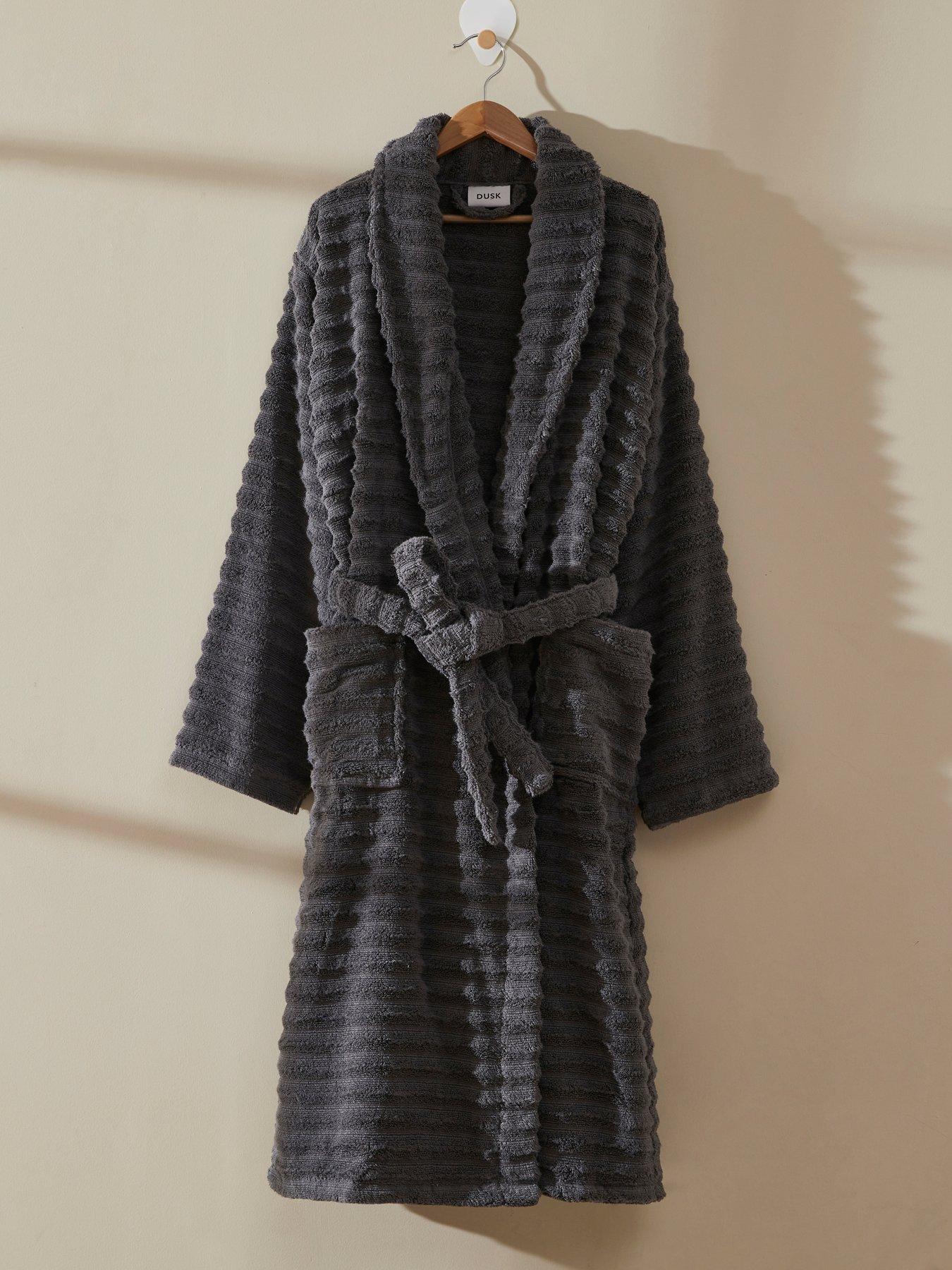 Dusk Charcoal Bathroom Robe
