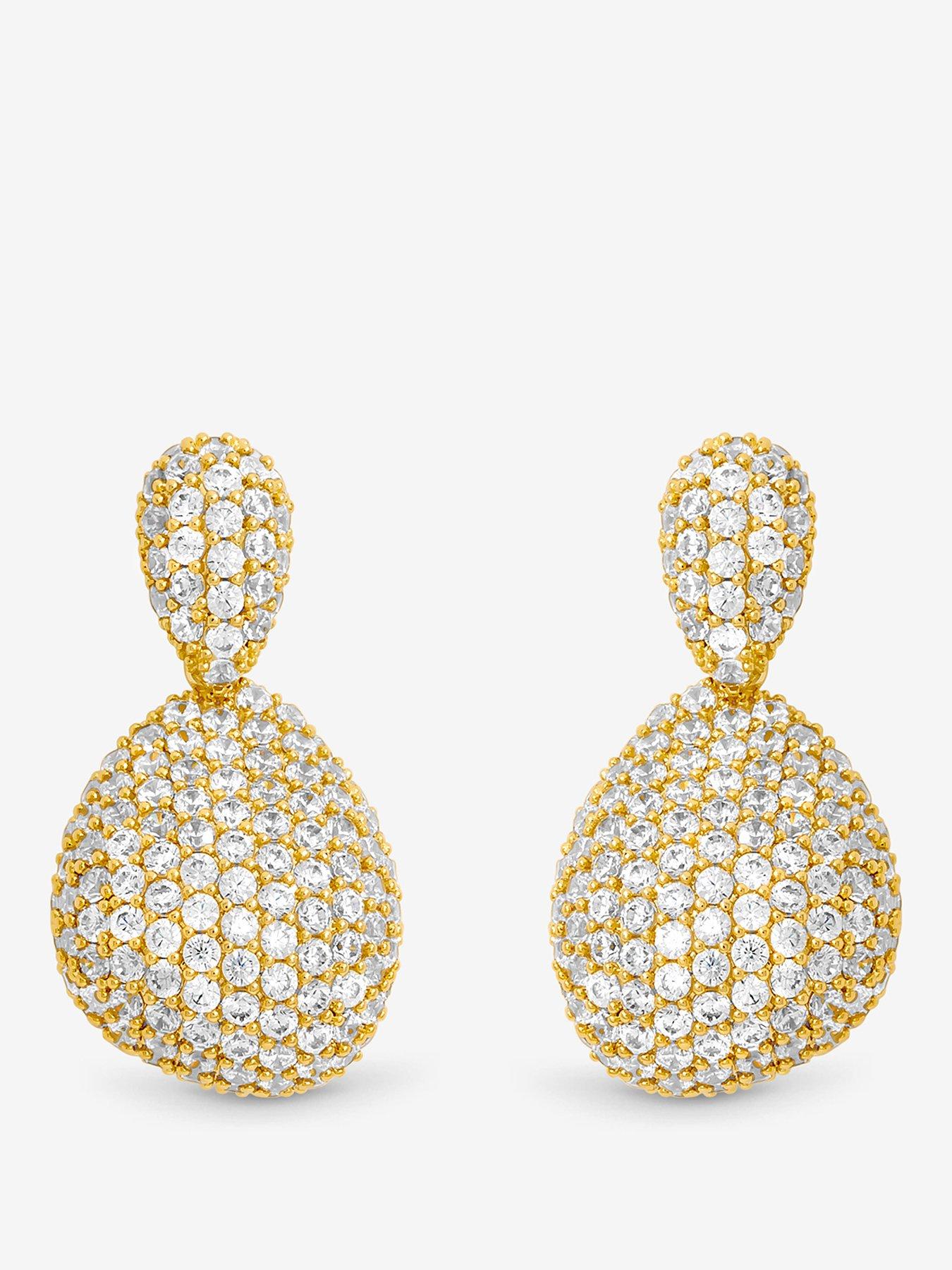 jon-richard-gold-plated-and-crystal-double-drop-dome-earrings