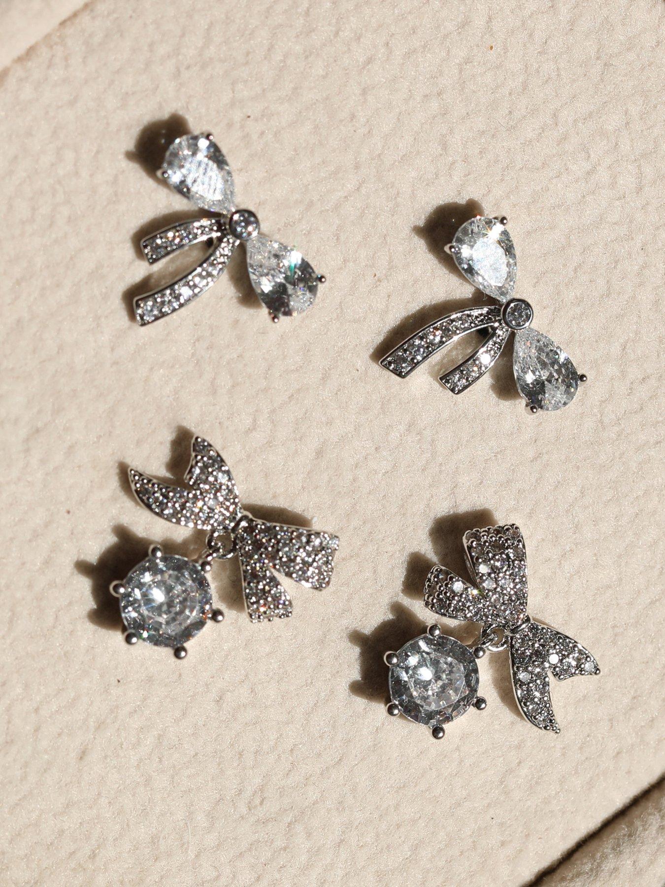 jon-richard-rhodium-plated-and-pave-mini-bow-earringsback