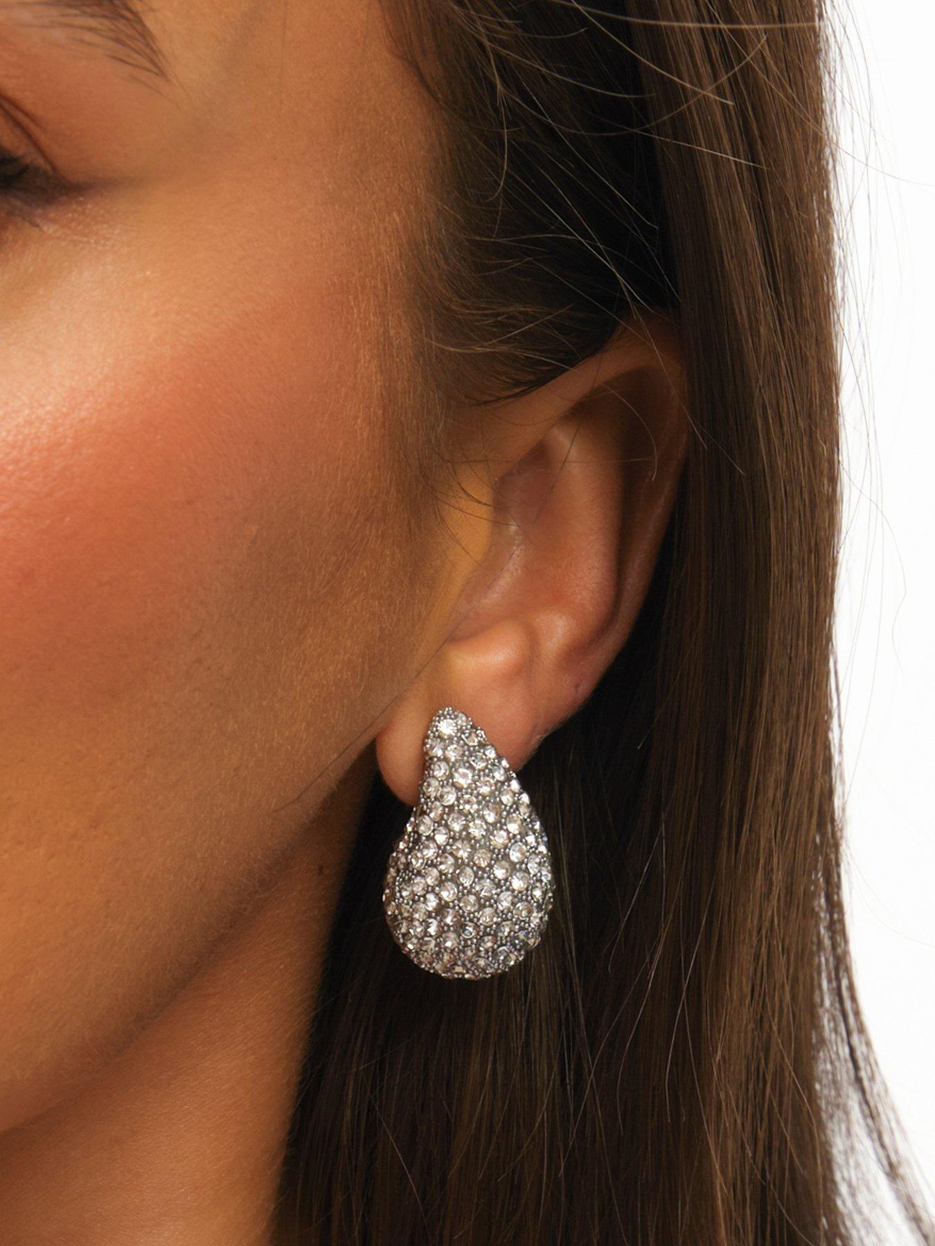 mood-silver-crystal-dome-stud-earringsnbspnbspoutfit
