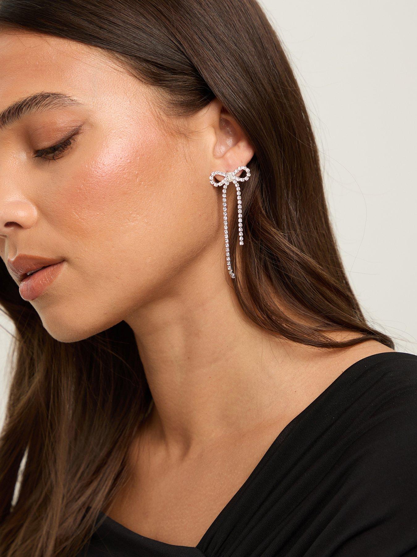 mood-silver-crystal-bow-statement-earringsfront