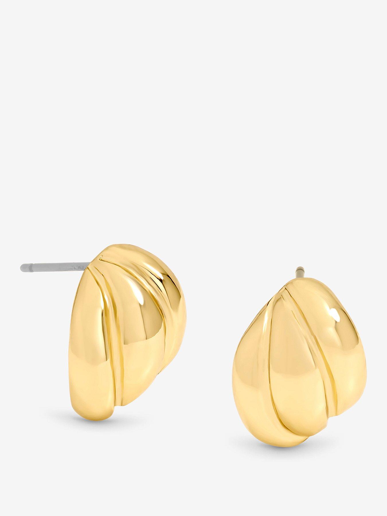 jon-richard-gold-plates-mini-ribbed-stud-earrings