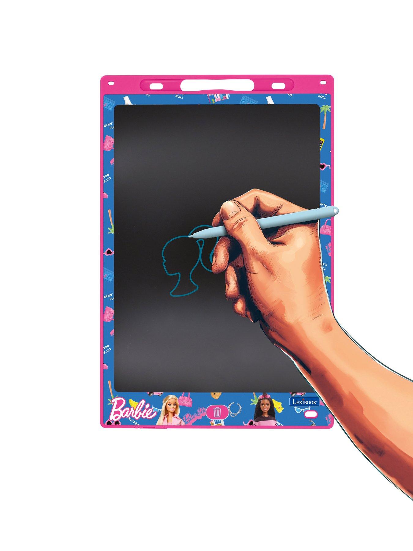 Image 4 of 7 of Barbie Barbie 11'' multicolor E-ink learning drawing Tablet with stencils