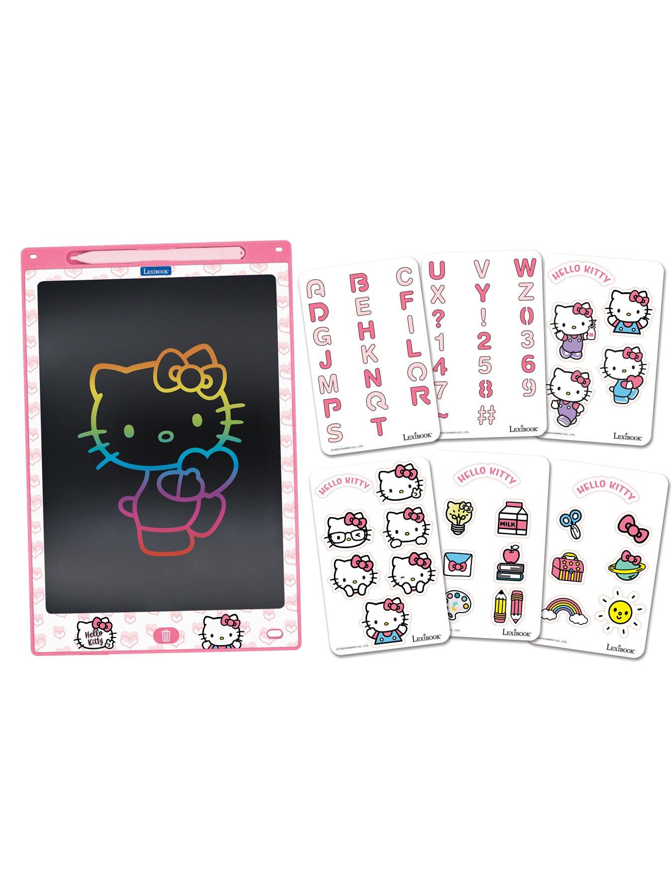 Image 2 of 7 of Hello Kitty Hello Kitty 11'' multicolor learning drawing E-ink tablet with stencils