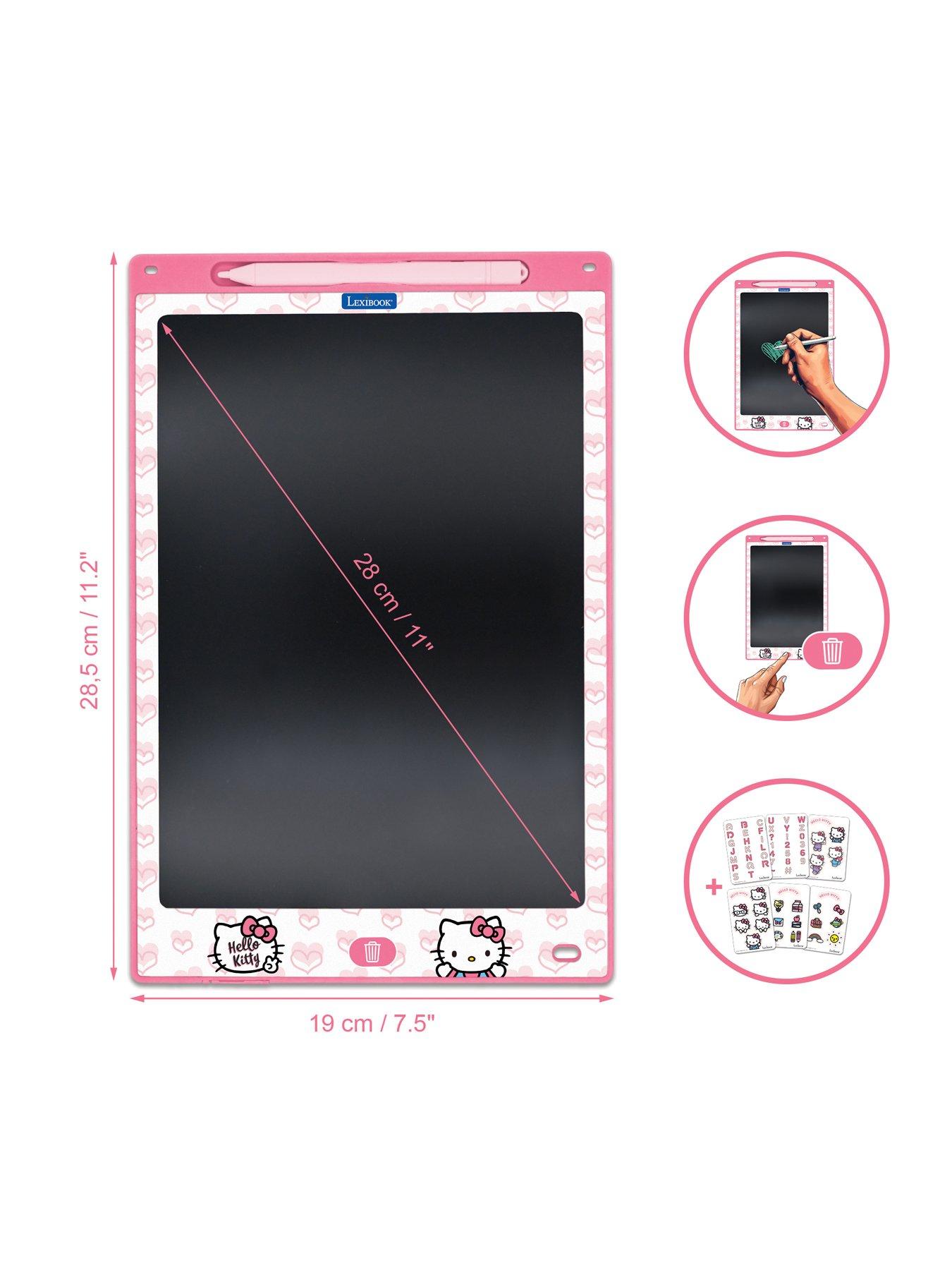 Image 3 of 7 of Hello Kitty Hello Kitty 11'' multicolor learning drawing E-ink tablet with stencils