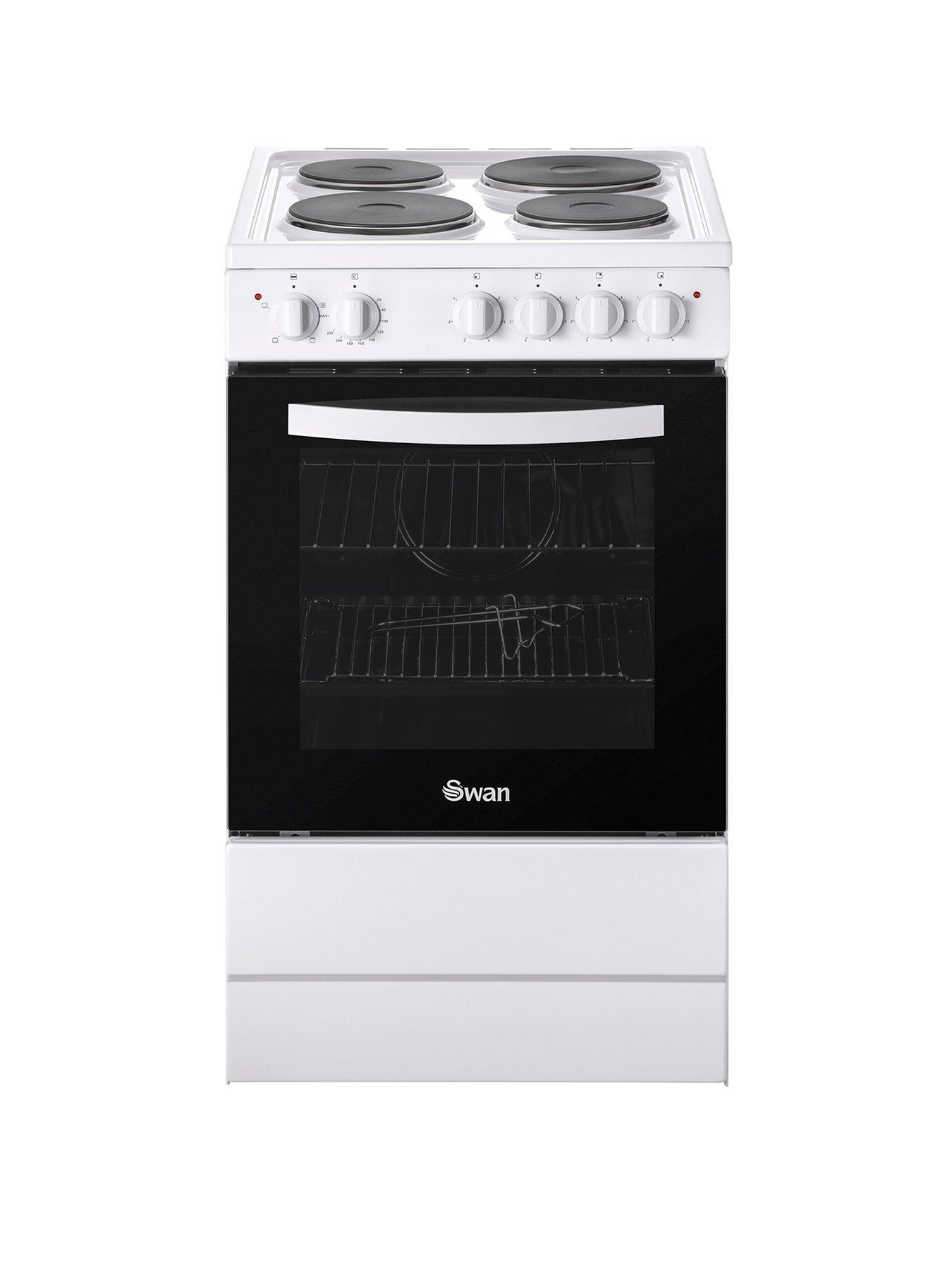 Swan SX16710W 50cm Electric Solid Plate Cooker - White
