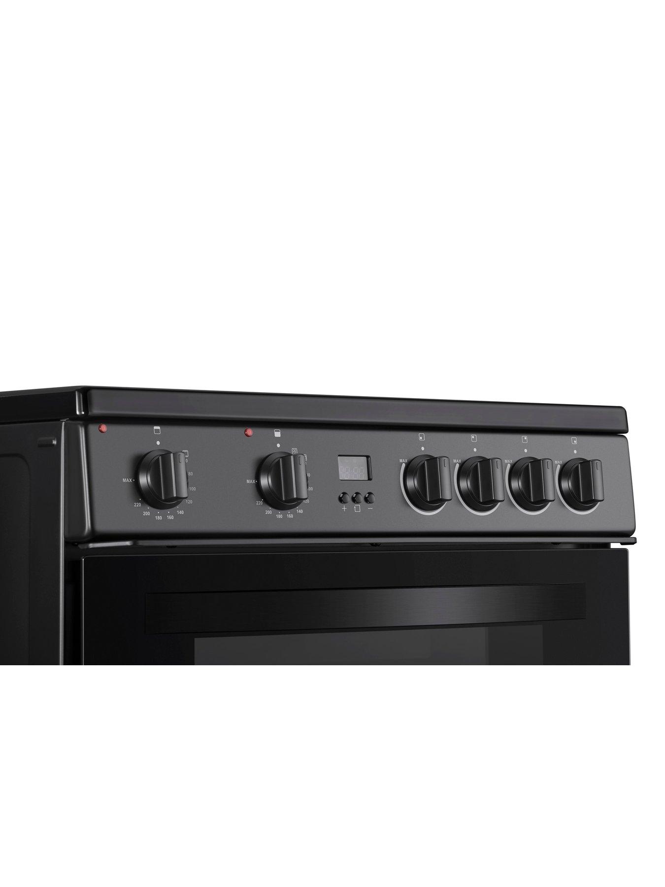 swan-sx16720b-60cm-electric-twin-oven-ceramic-hob-cooker-blackback