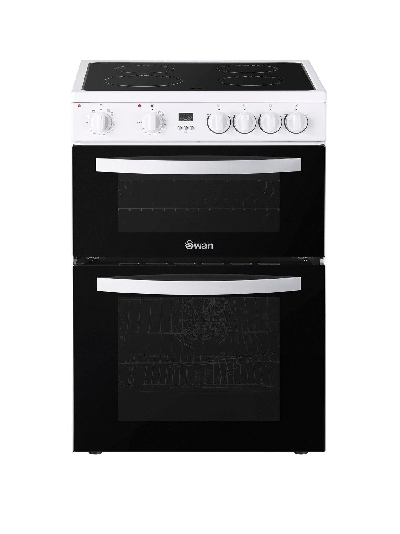 swan-sx16730w-60cm-electric-double-oven-ceramic-hob-cooker-white
