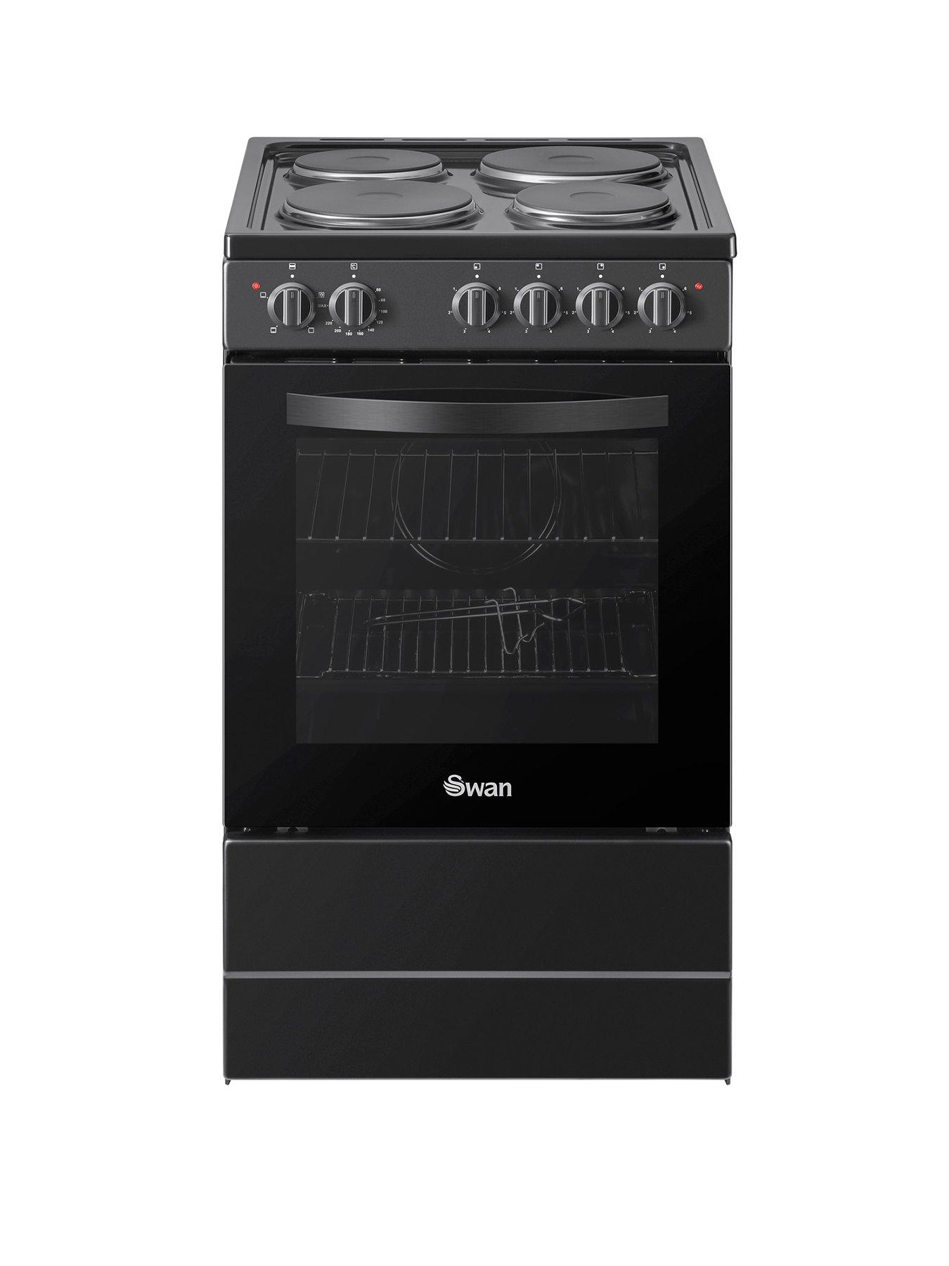 Swan SX16710B 50cm Electric Solid Plate Cooker - Black
