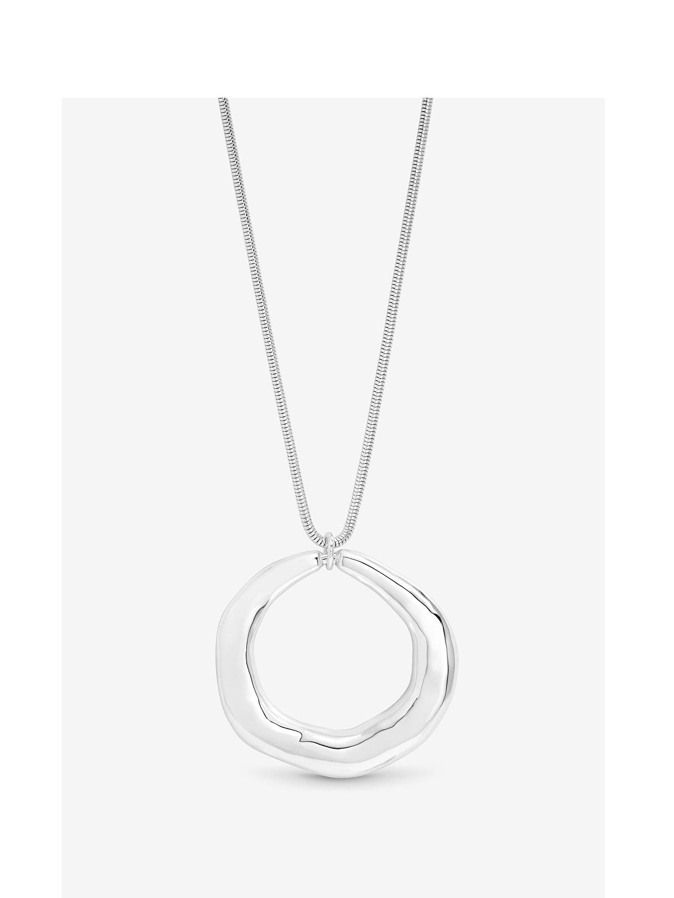 mood-silver-polished-abstract-long-open-pendantfront