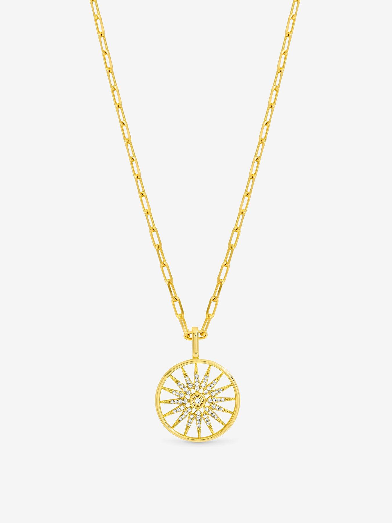 inicio-14k-gold-plated-celestial-charm-chain-necklacenbspfront