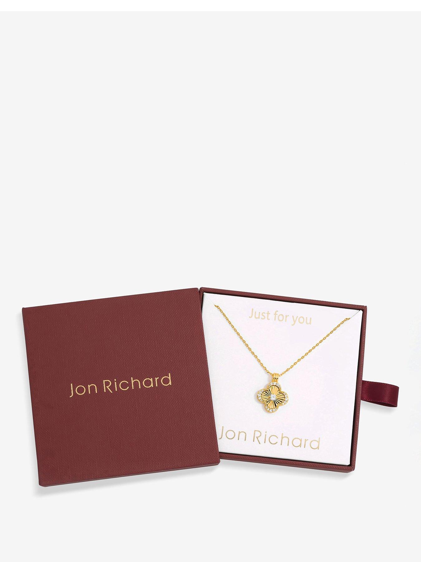 jon-richard-jon-richard-18k-gold-plated-clover-pendant-gift-box