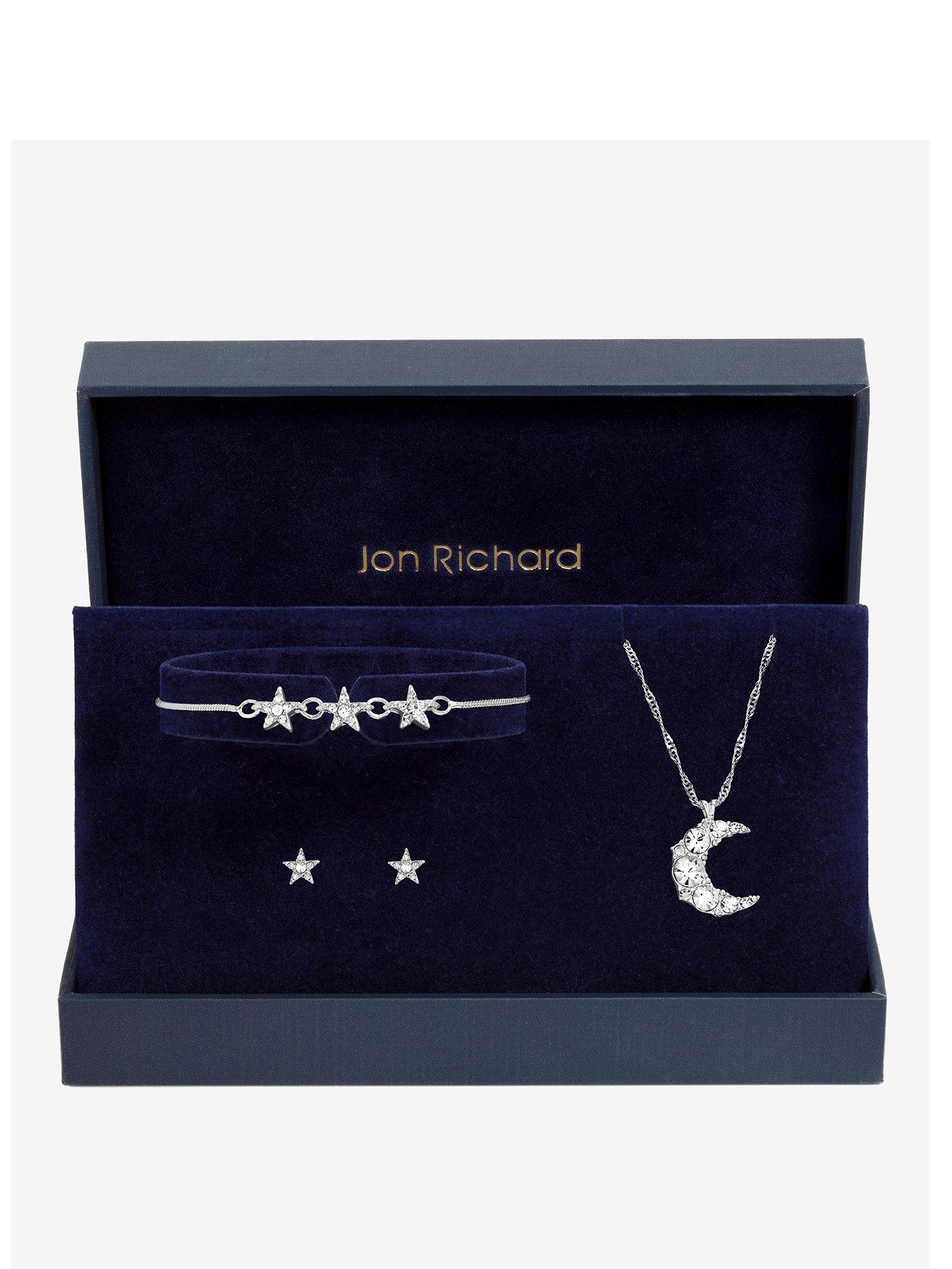 Jon Richard Jon Richard Silver Plated Celestial Trio Set - Gift Box