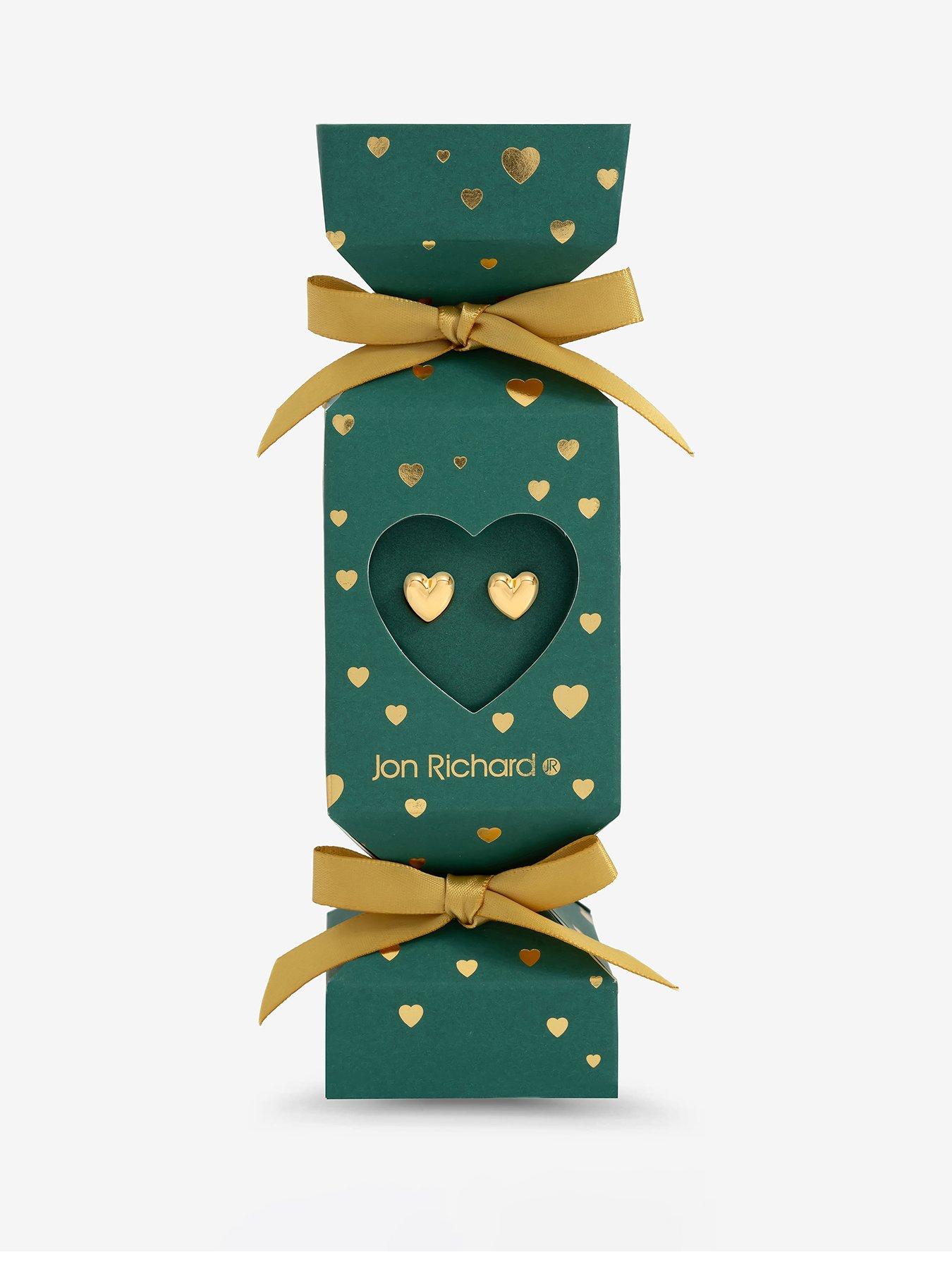 Jon Richard Jon Richard 18K Gold Plated Heart Earrings - Gift Cracker