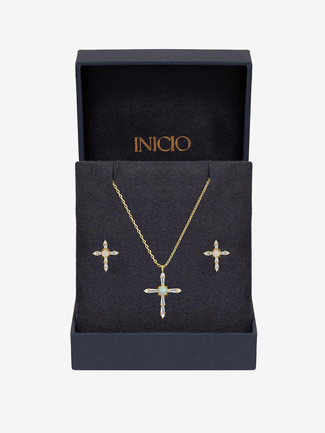 inicio-14k-gold-plated-cubic-zirconia-and-opal-cross-set-gift-box