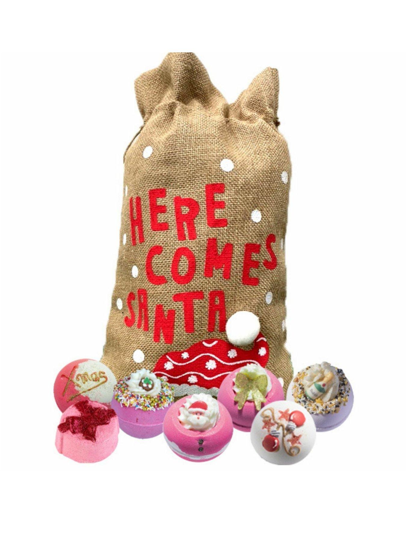 Bomb Cosmetics Here Comes Santa Sack Set