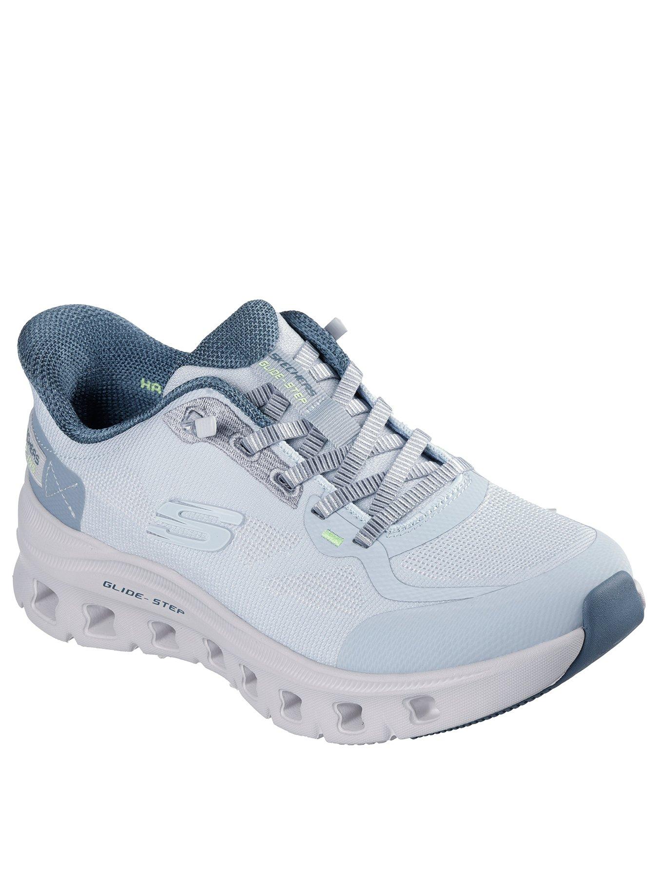 Image 2 of 5 of Skechers Glide-step Pro Pure Motion Bungee Lace Slip-ins Trainer - Blue Mesh