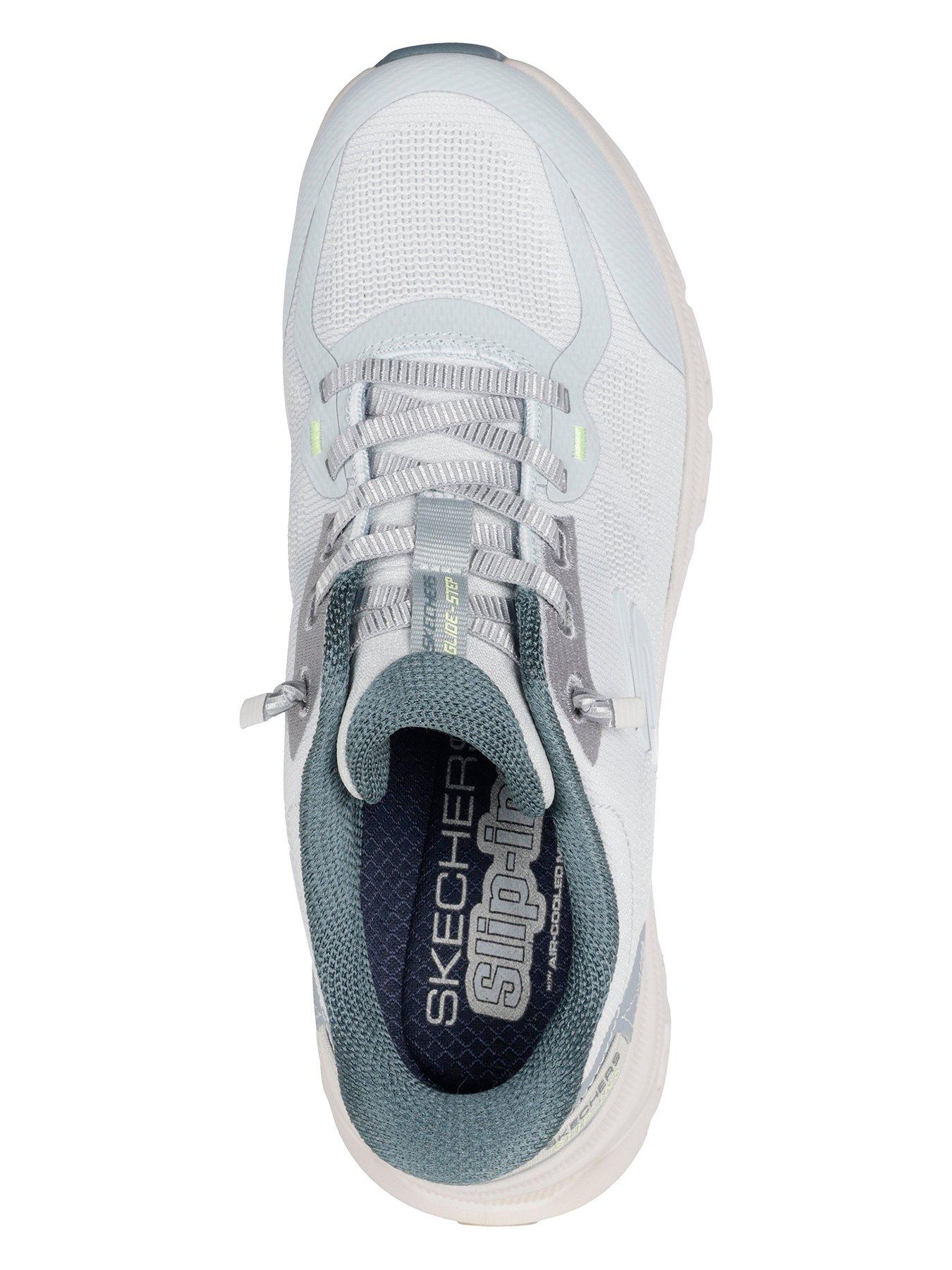 Image 3 of 5 of Skechers Glide-step Pro Pure Motion Bungee Lace Slip-ins Trainer - Blue Mesh