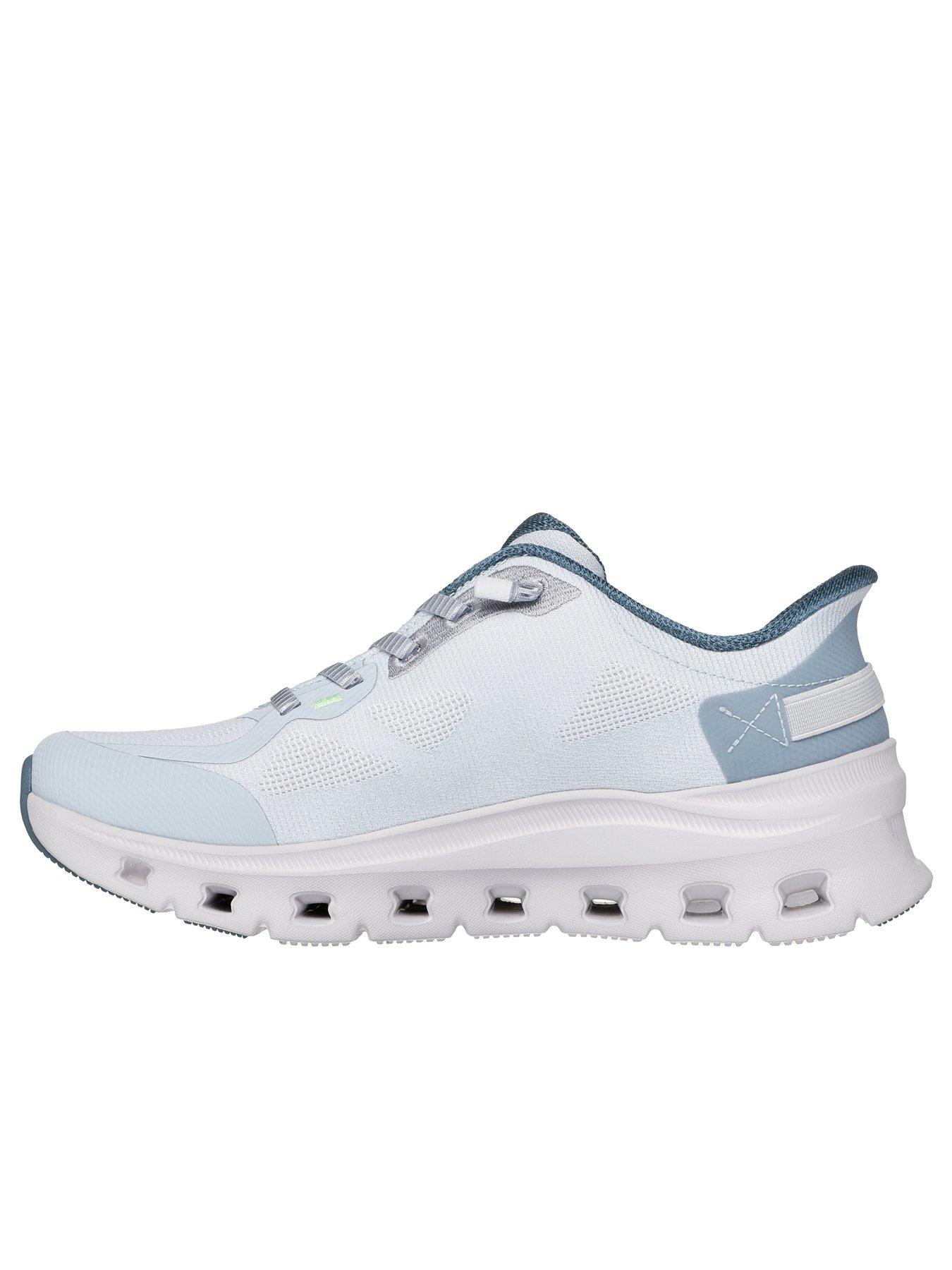 Image 5 of 5 of Skechers Glide-step Pro Pure Motion Bungee Lace Slip-ins Trainer - Blue Mesh