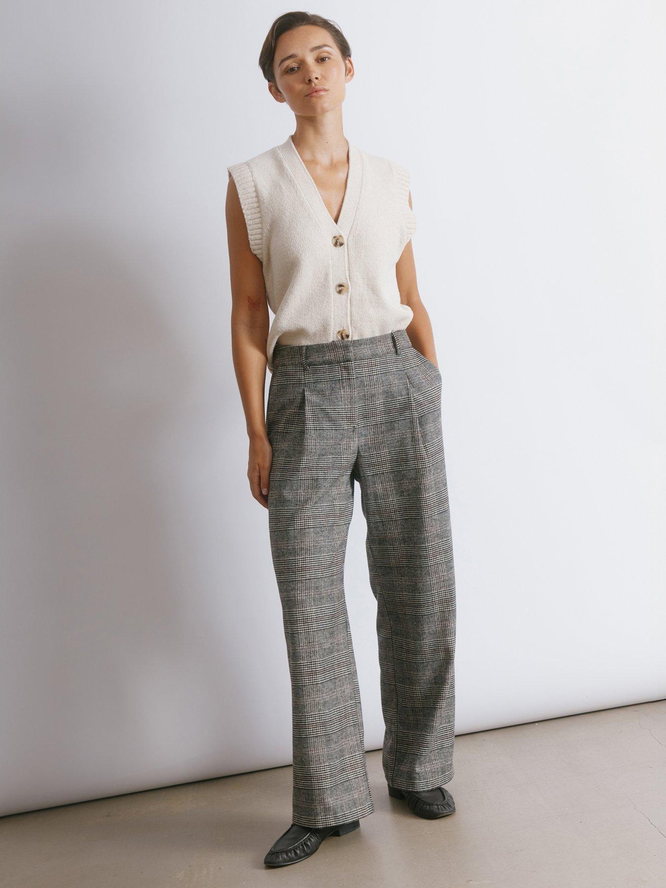 albaray-check-trouser-grey