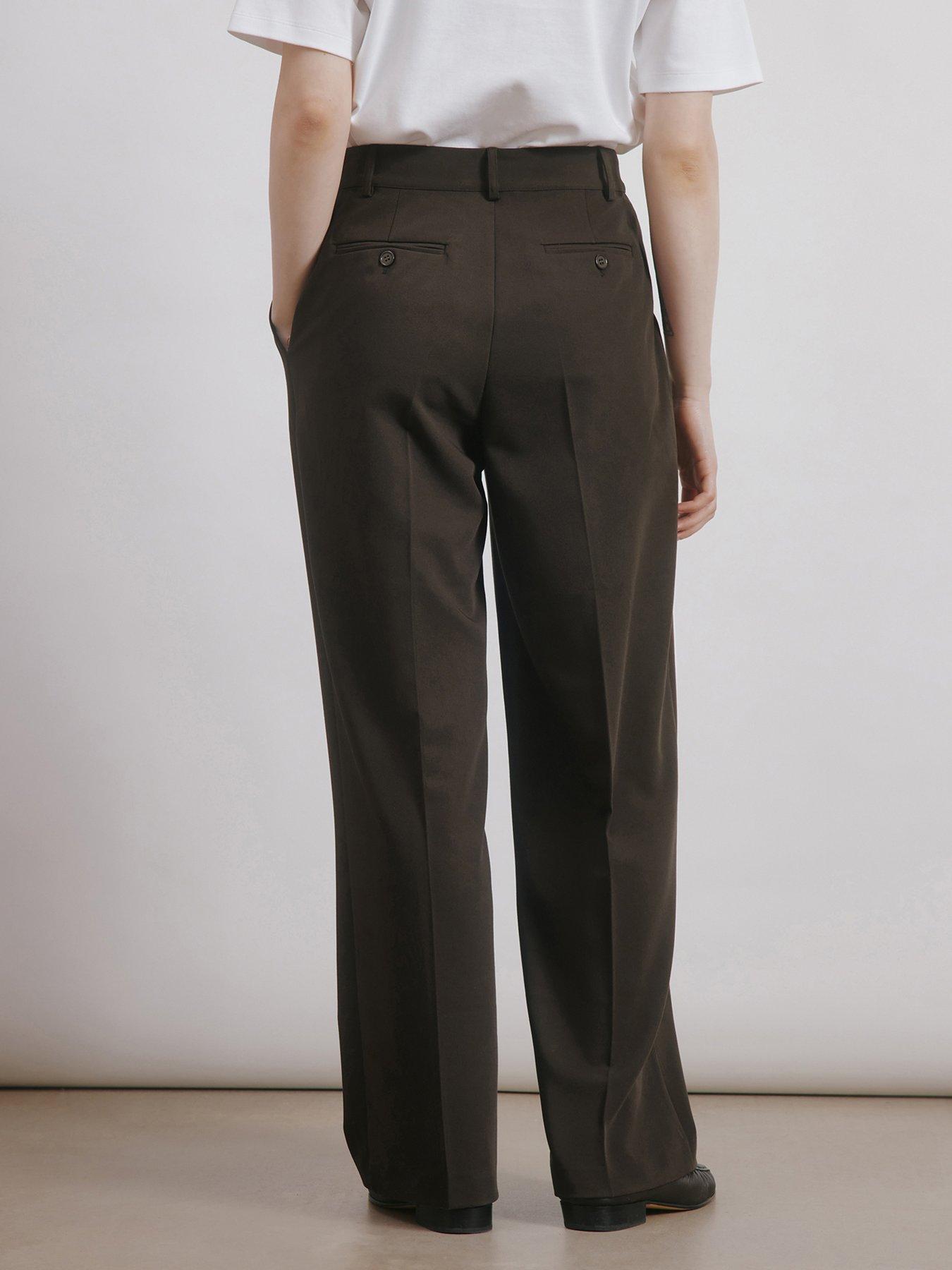albaray-choc-tailored-pleat-trouser-brownstillFront