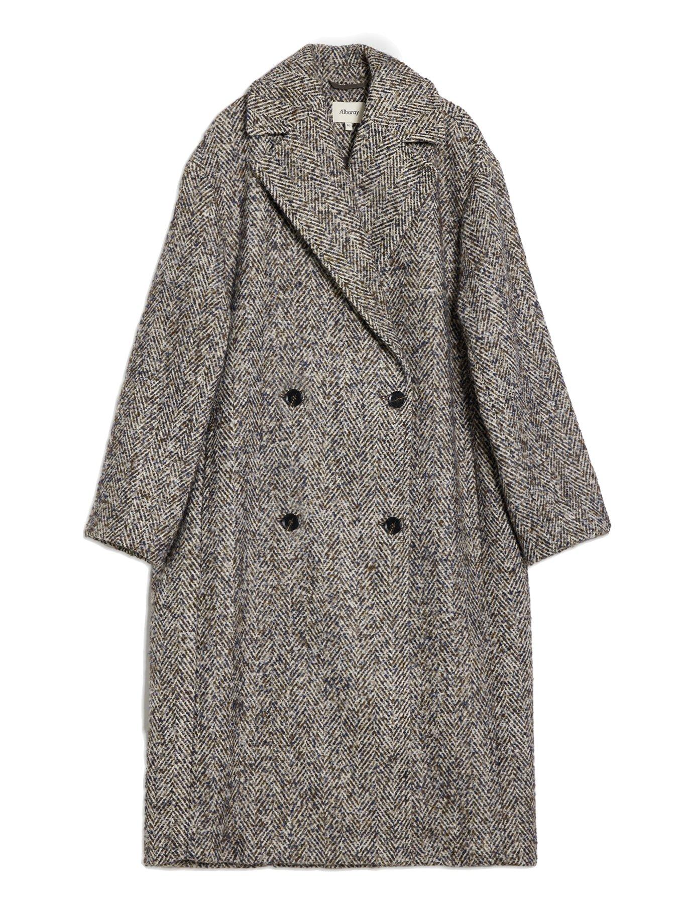 albaray-herringbone-tweed-coat-greydetail