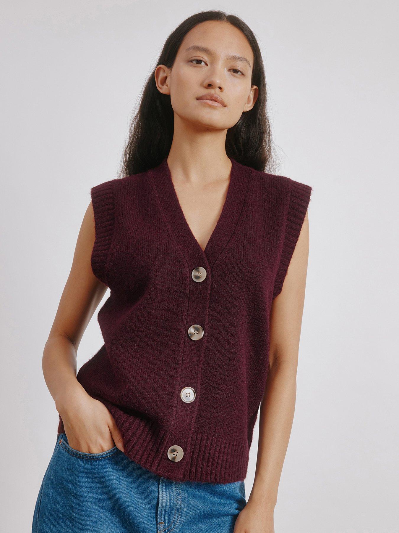 Albaray Cosy Button Tank - Red