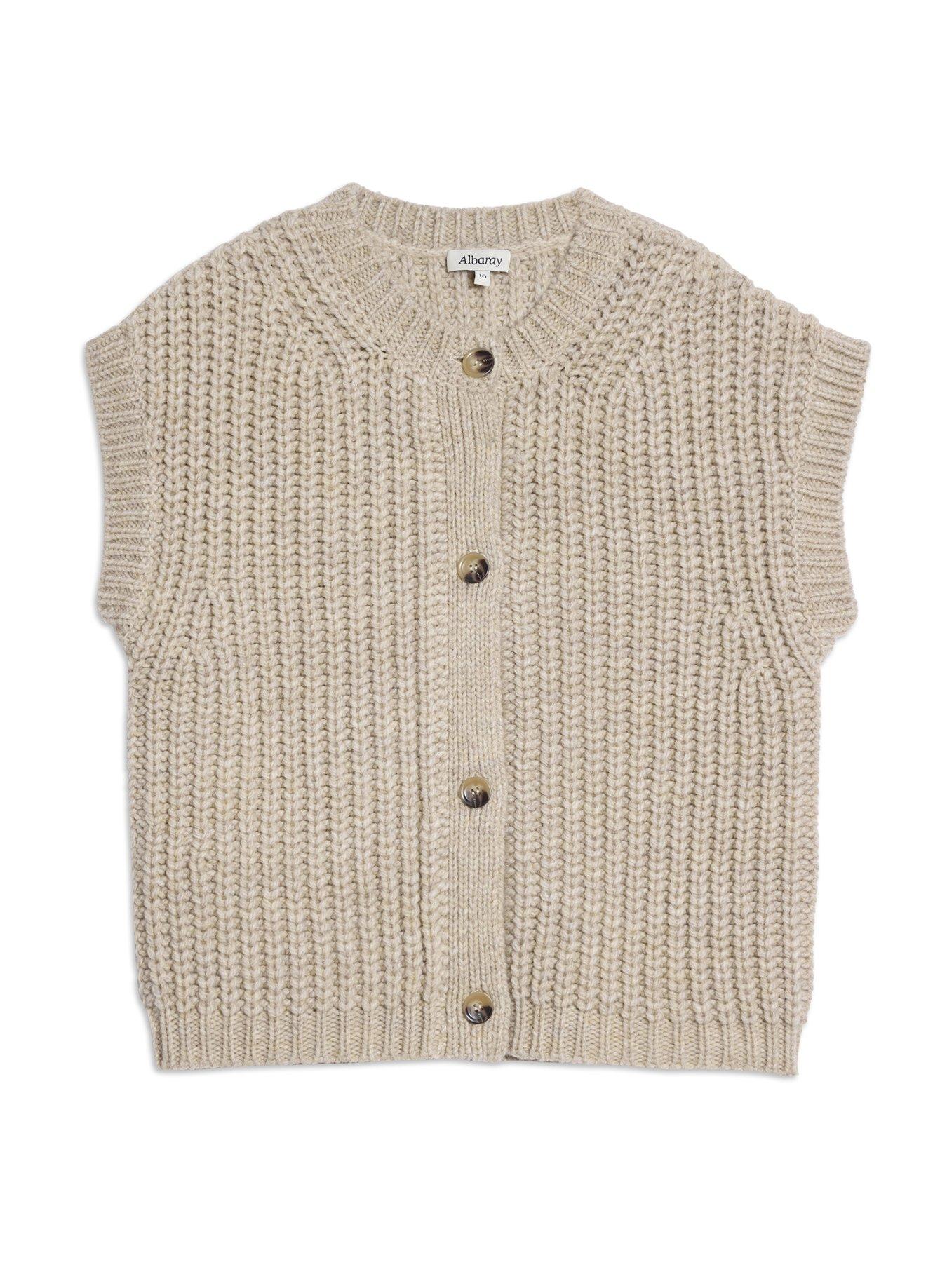 albaray-chunky-rib-waistcoat-beigedetail