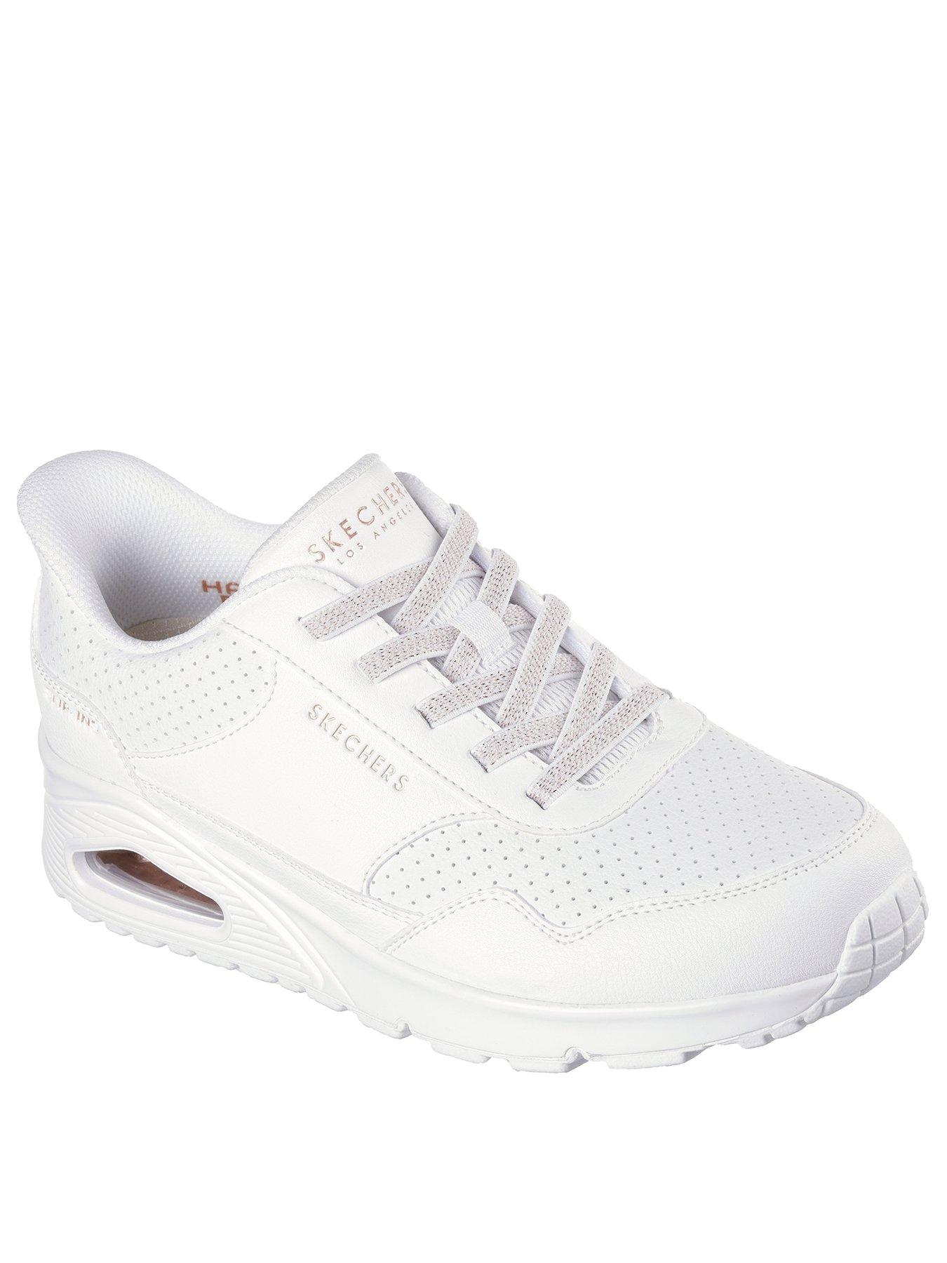 skechers-uno-banksia-luxe-slip-ins-trainer-whitestillFront