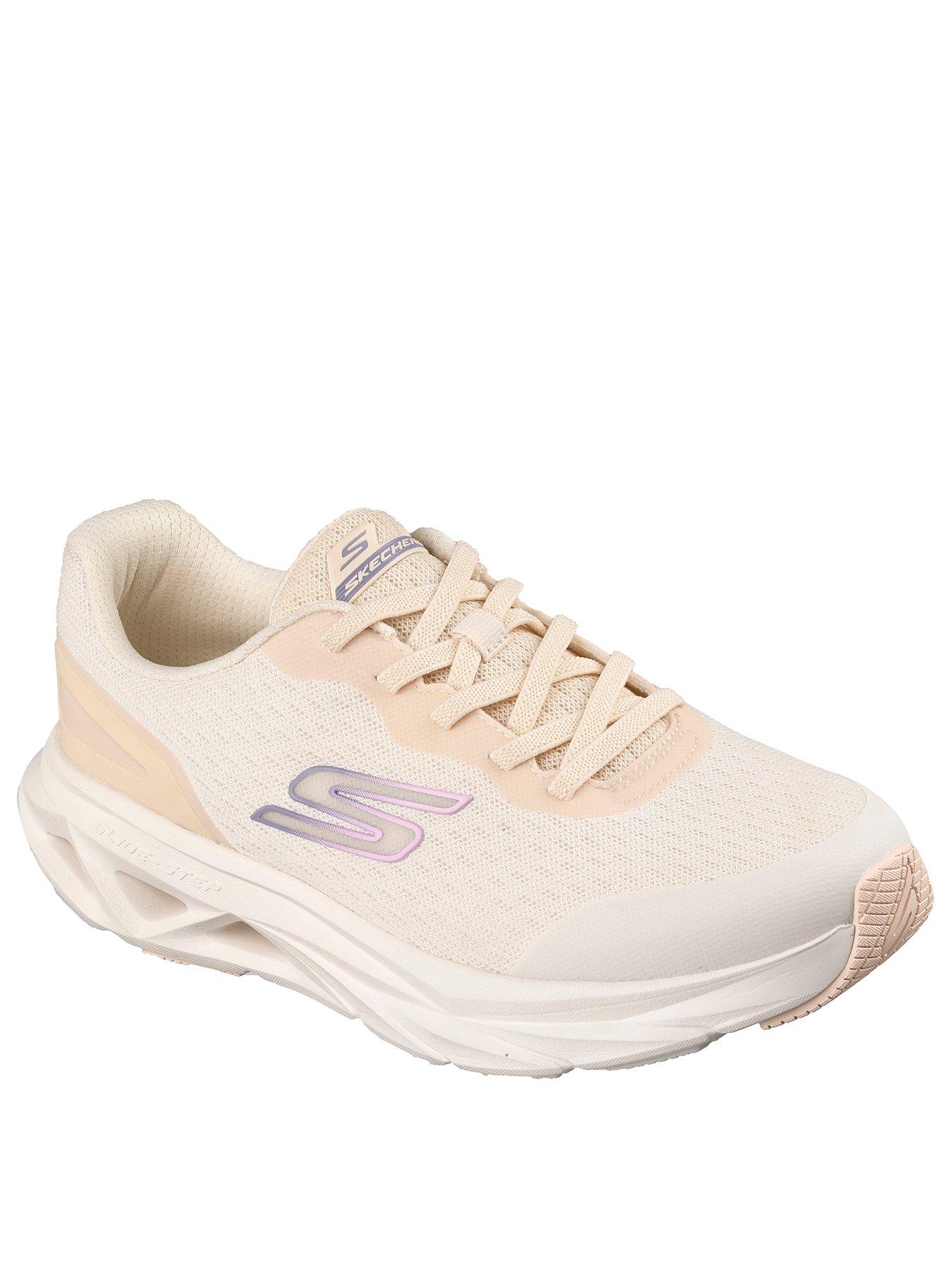 skechers-glide-step-vortex-avalin-mesh-bungee-lace-trainer-natural-textilestillFront