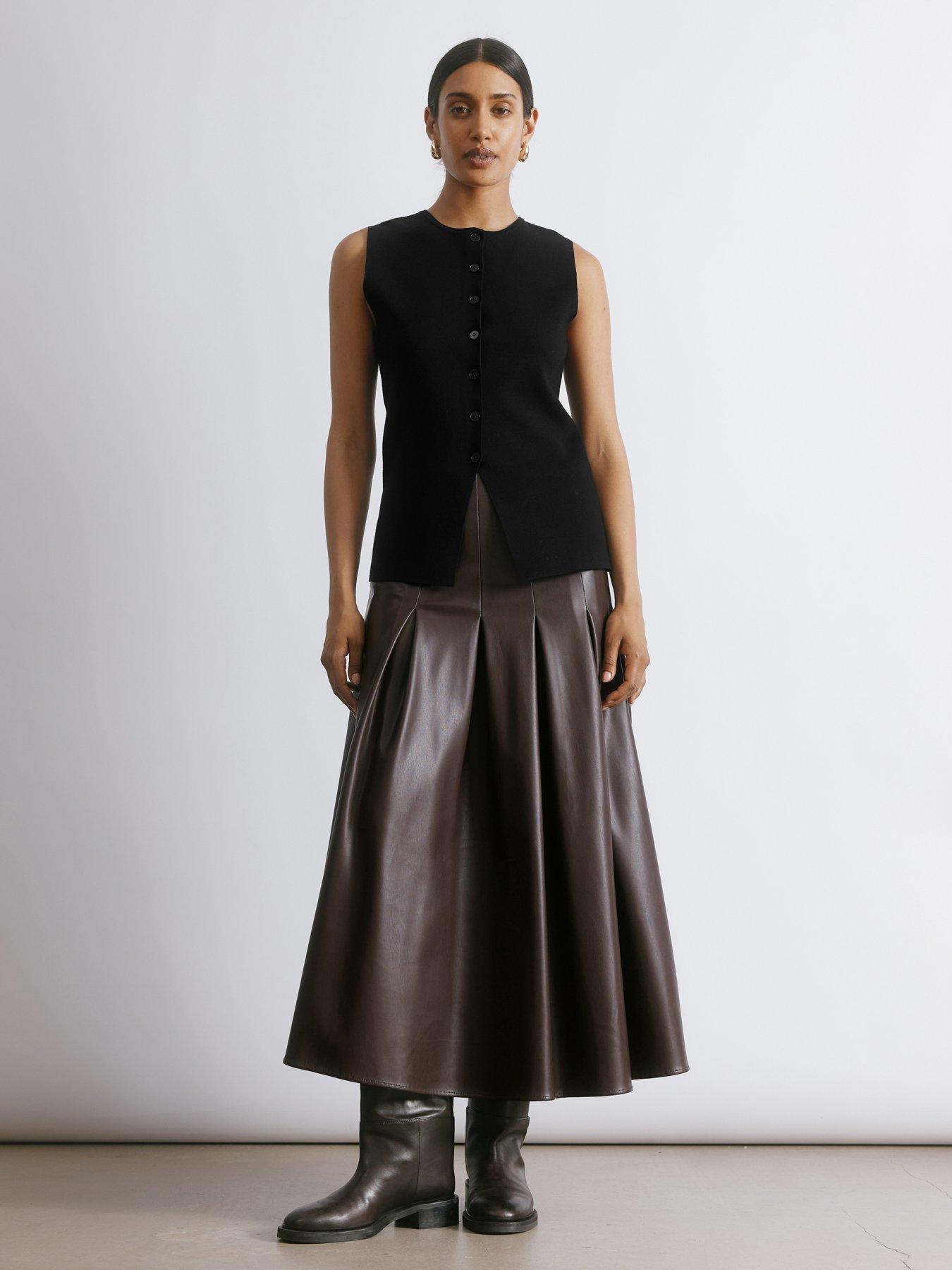 albaray-rib-longline-waistcoat-blackback