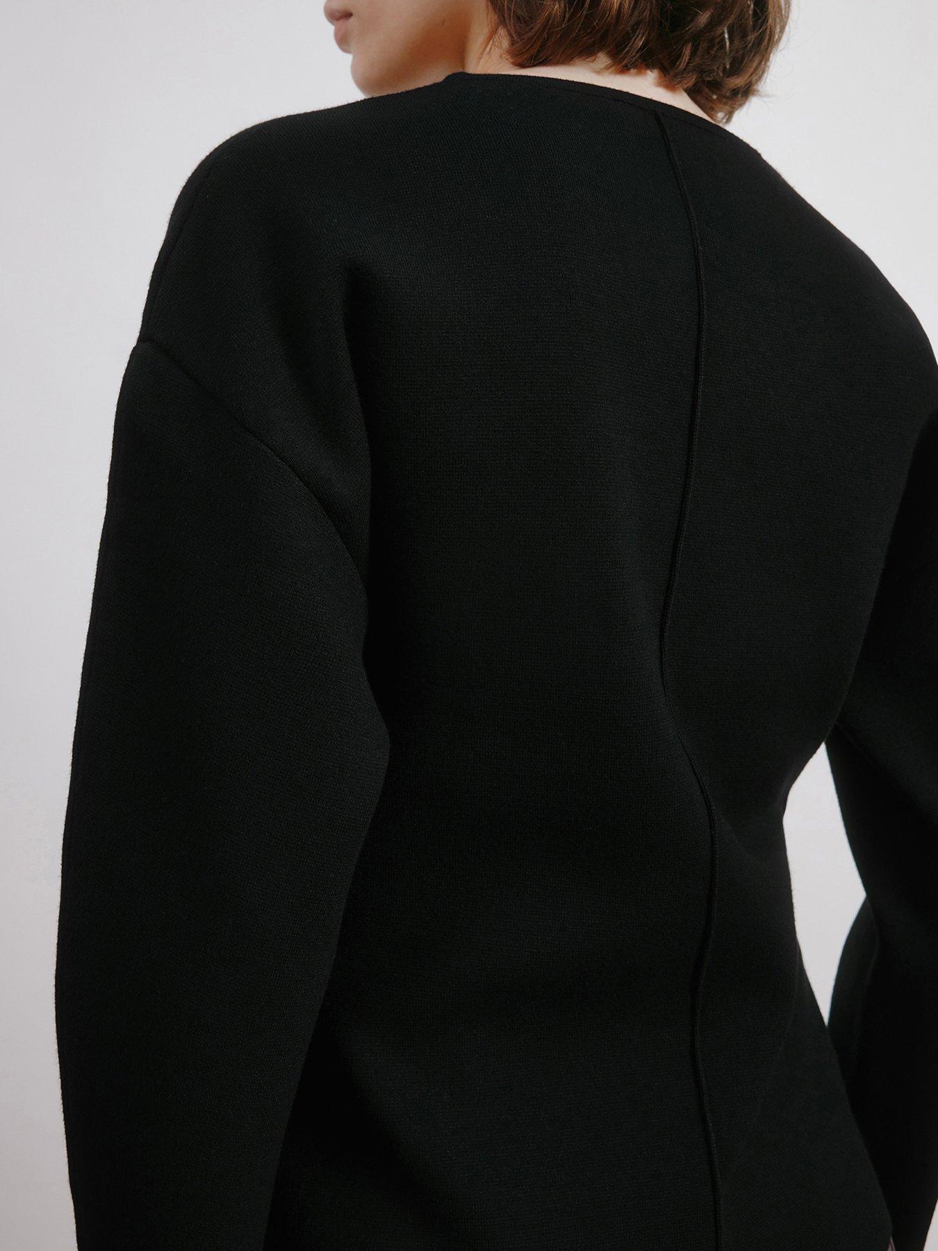 albaray-cocoon-jumper-blackoutfit