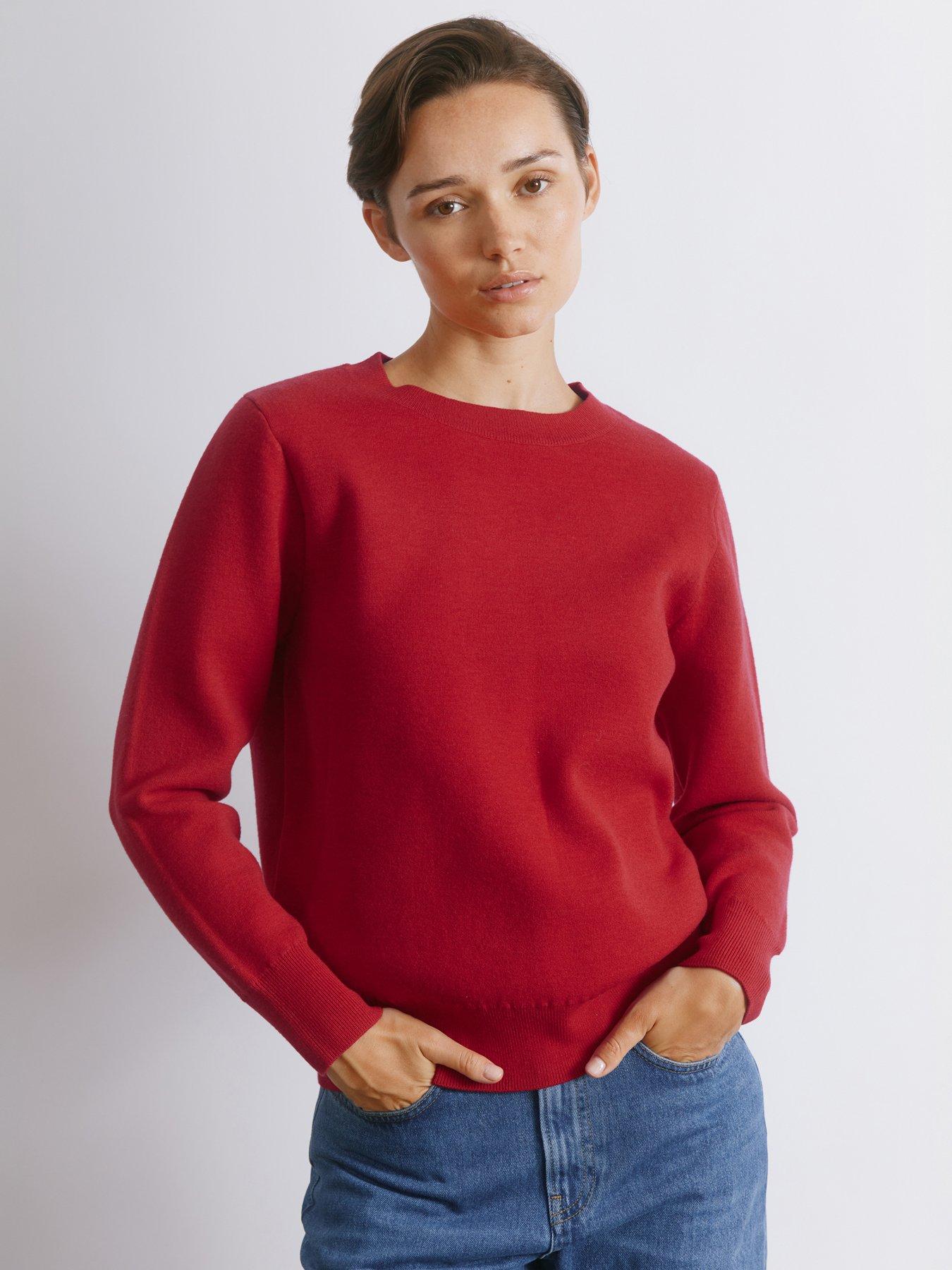 albaray-knitted-sweatshirt-redfront