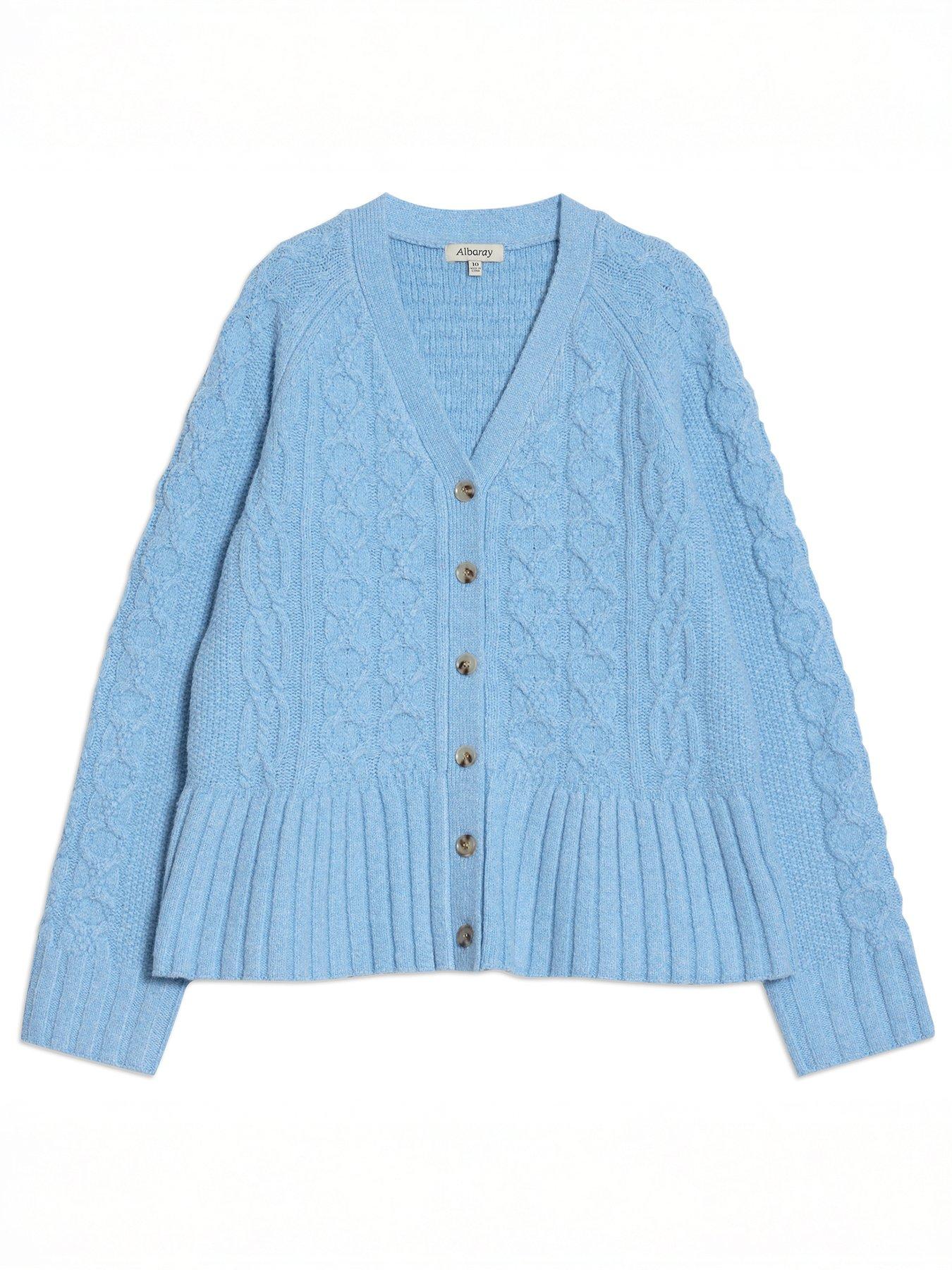 albaray-cable-peplum-cardi-bluedetail