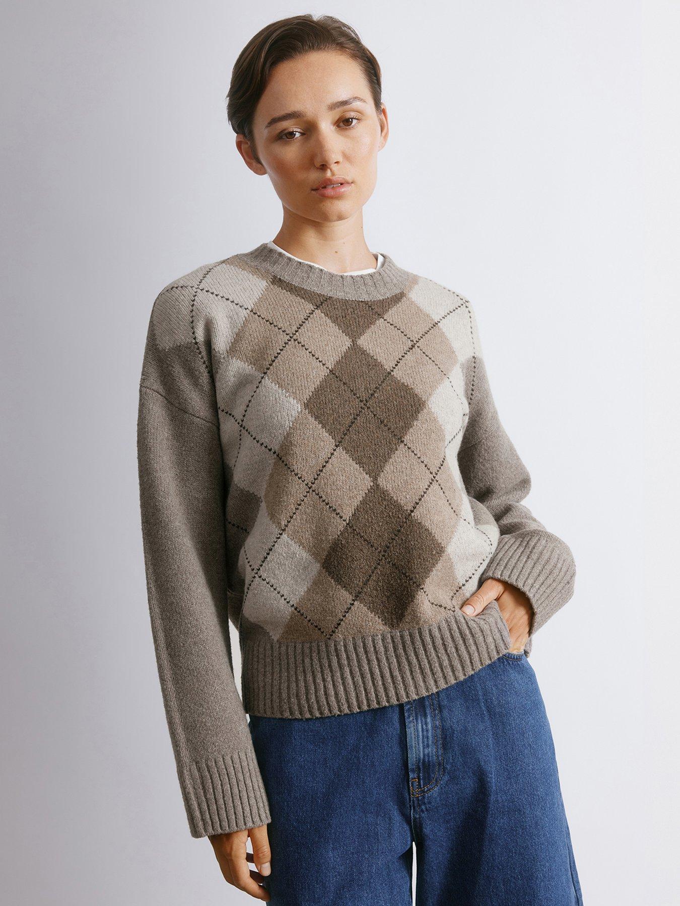 Albaray Argyll Jumper - Brown