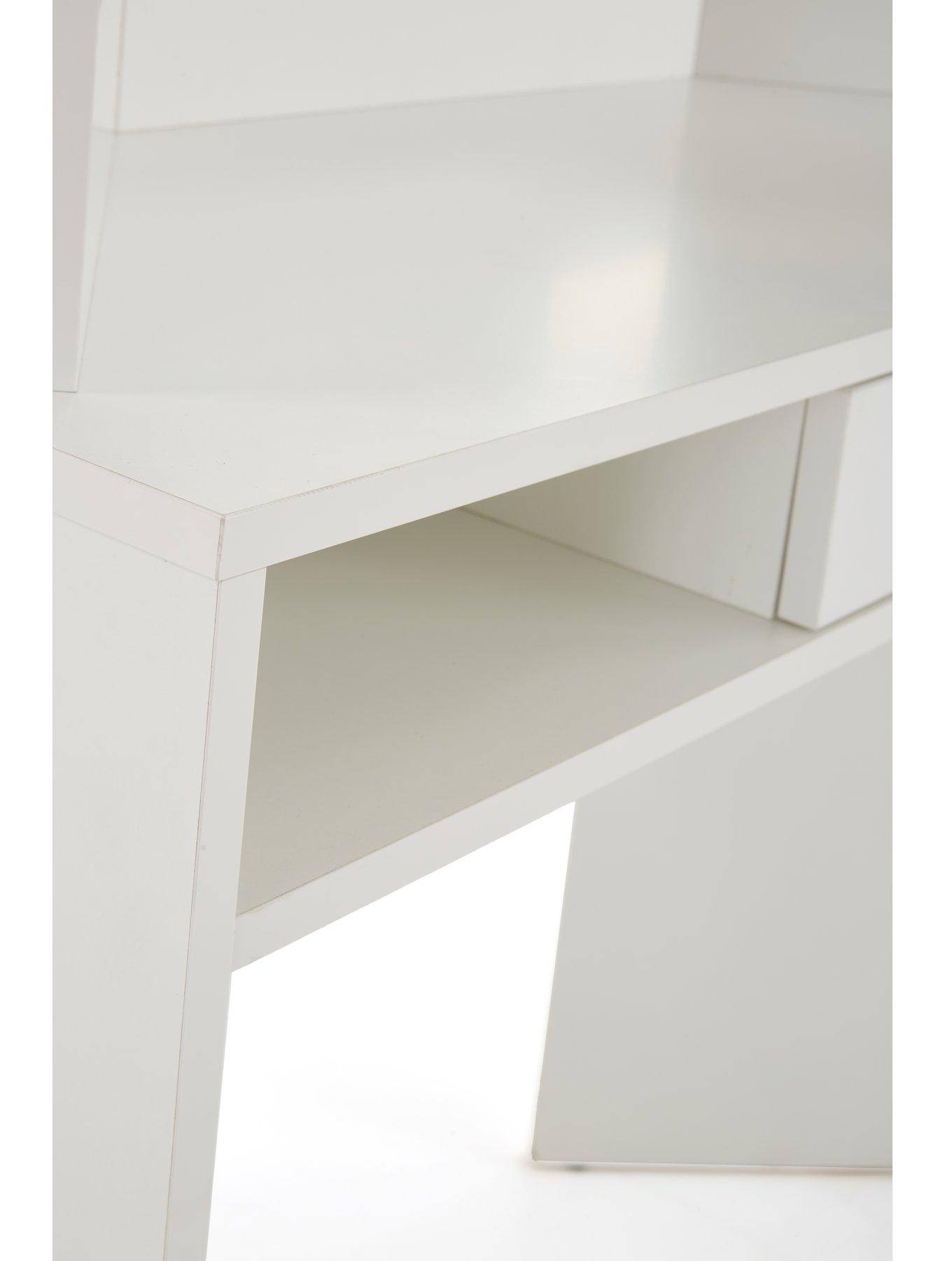 Image 5 of 7 of The Very Collection Jessie Matt Storage Dressing Table with Mirror - White - FSC&reg; Certified