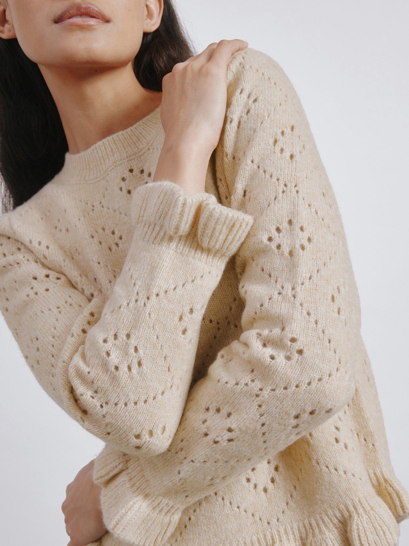 albaray-pointelle-ruffle-jumper-creamdetail