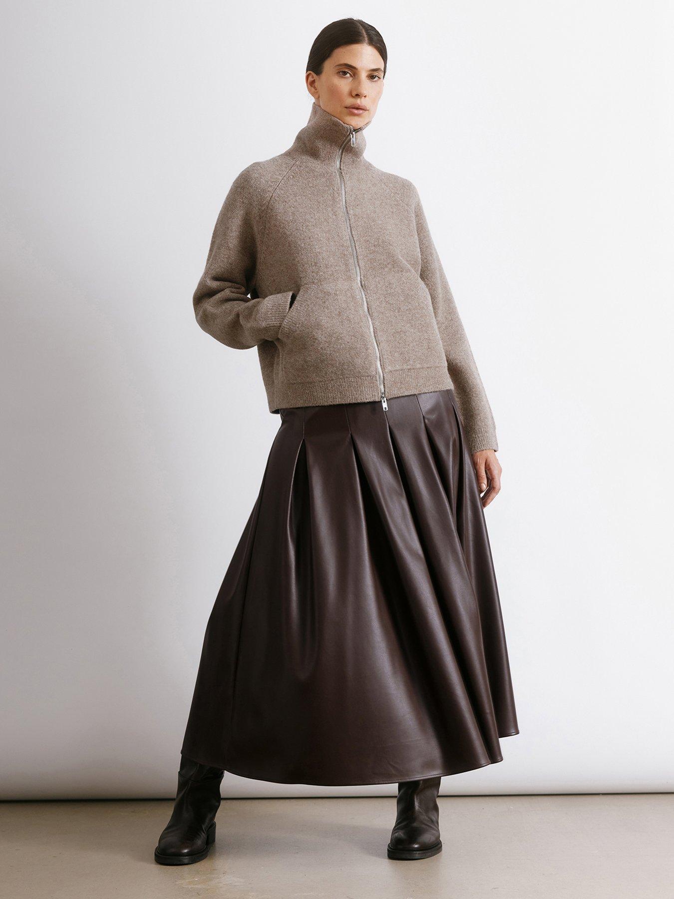 albaray-wing-collar-knit-bomber-creamback