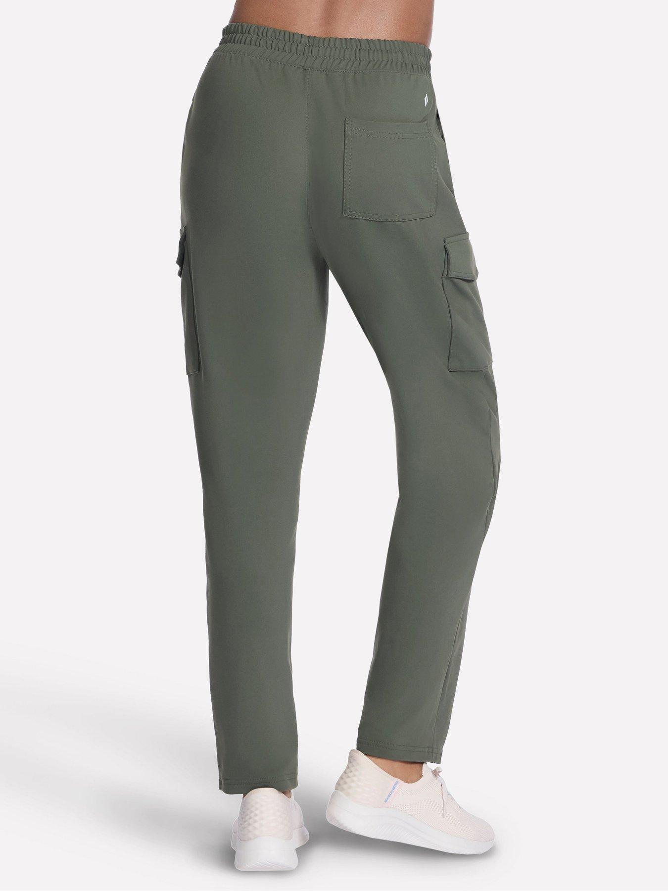 skechers-slip-in-cargo-pant-olivestillFront