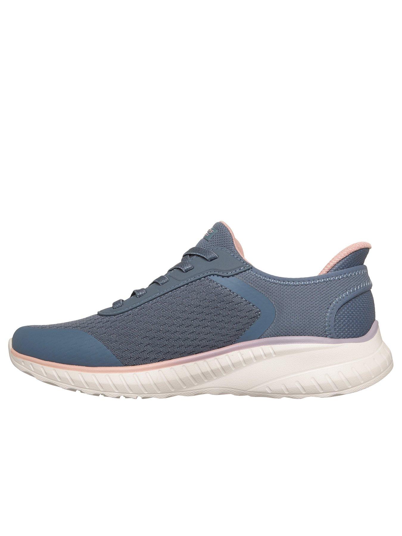 Image 5 of 5 of Skechers Bobs Squad Chaos Mesh Bungee Lace Dlip-Ins Trainer - Slate